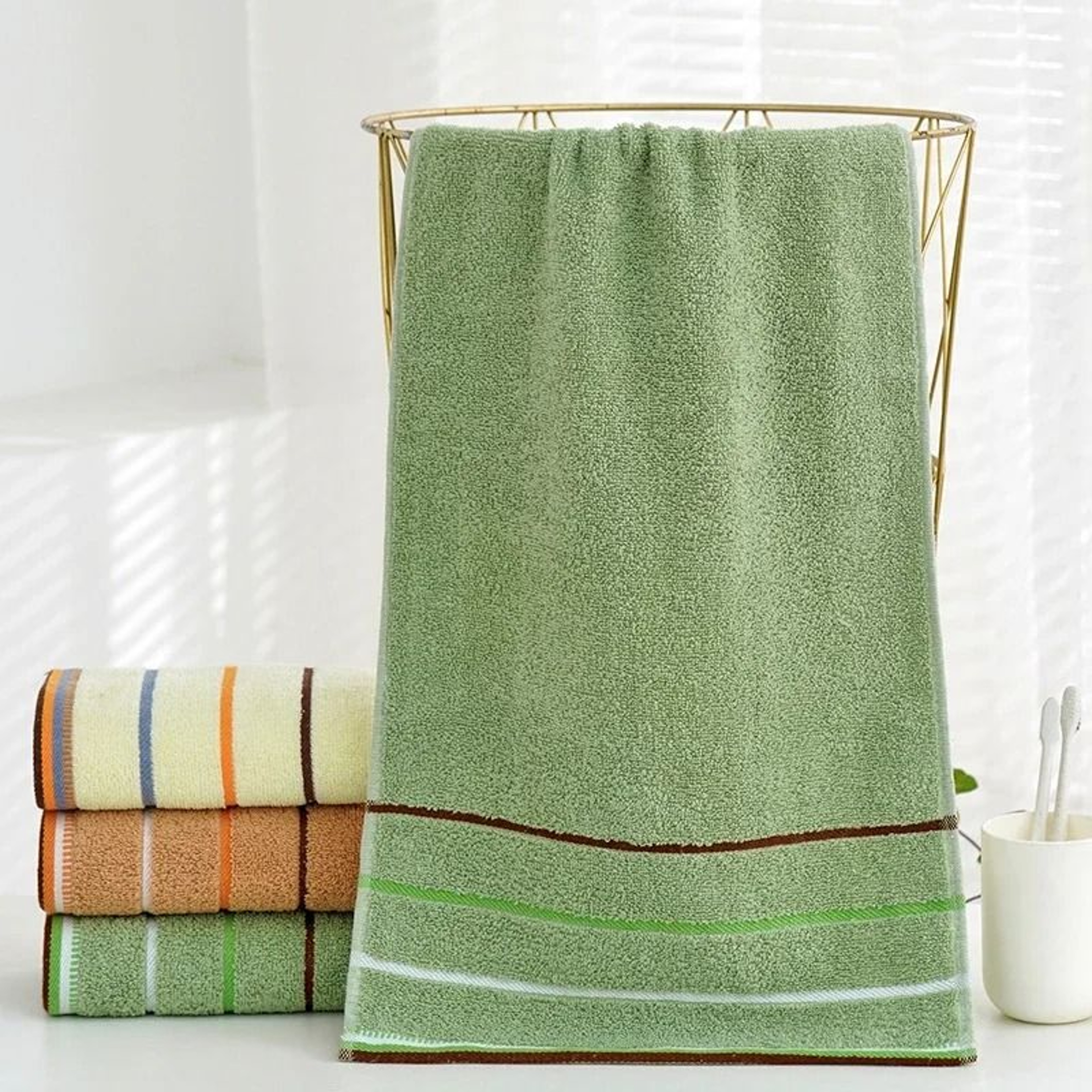 Thickened Absorbent Bath Towel And Soft Face Towel 14