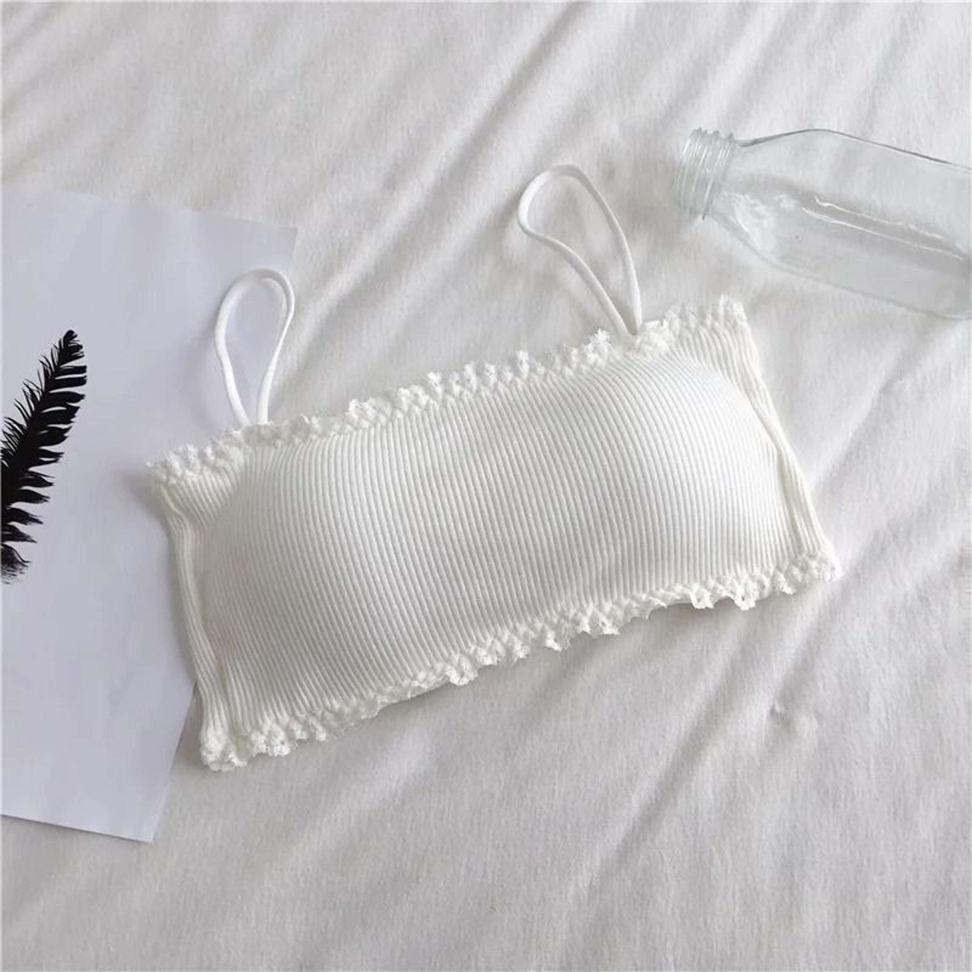 Seamless Cotton Tube Top Bra 6