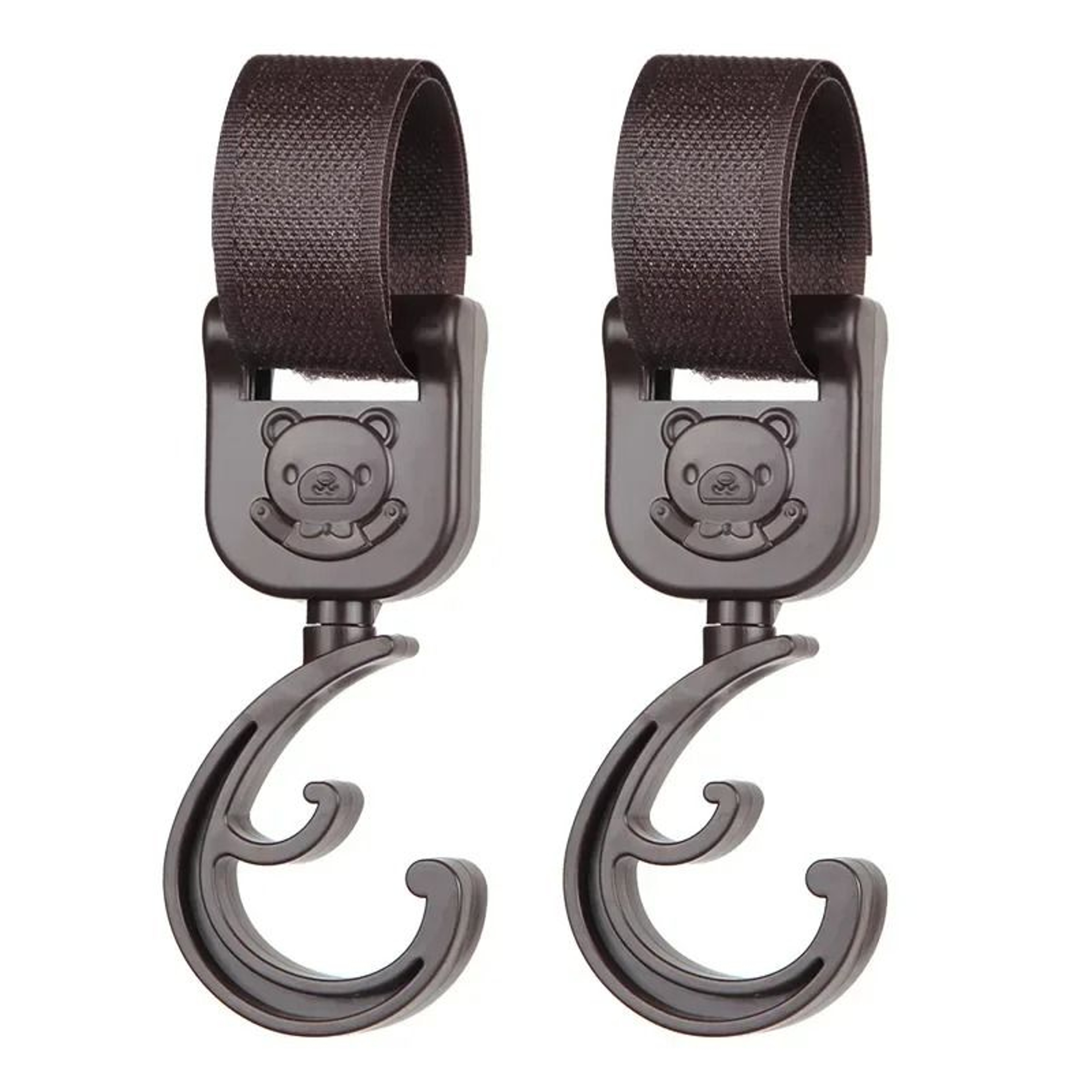 Baby Stroller Pram Hooks 360 Rotation Universal Bag Hanger Clip Set 14