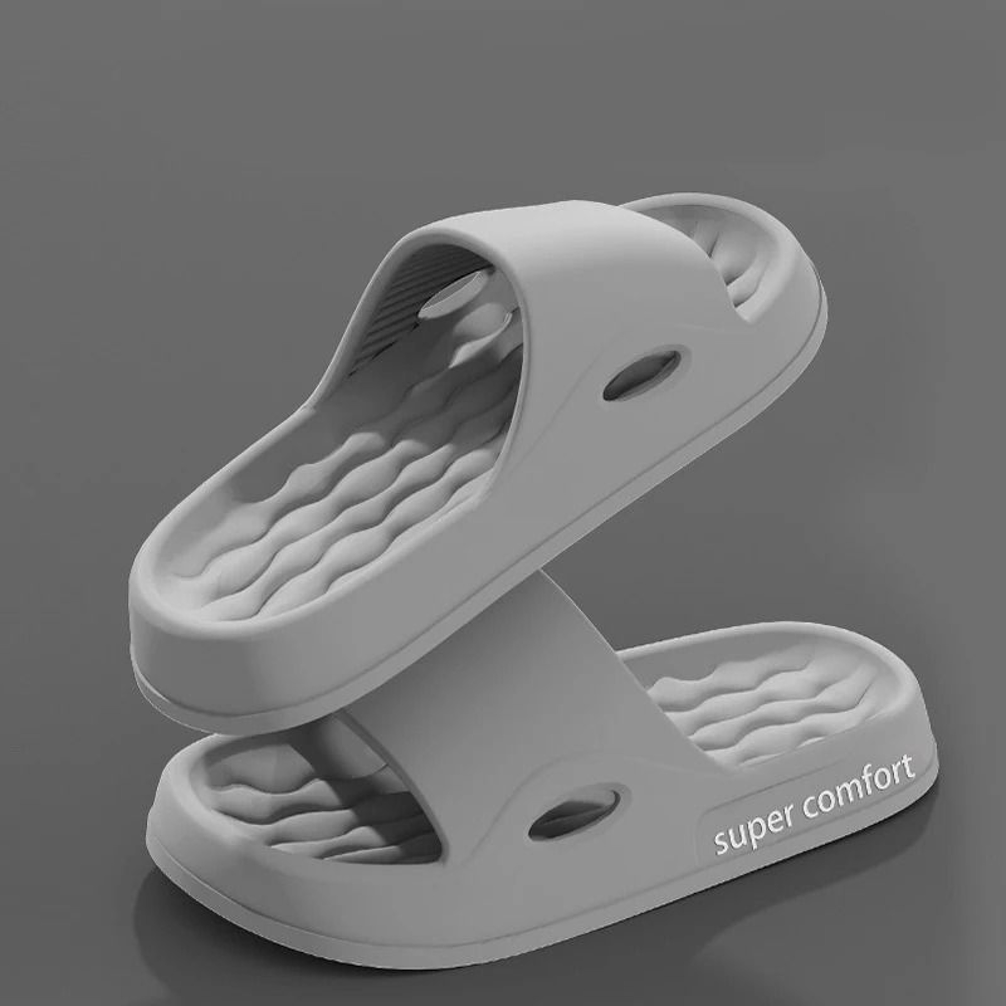 Mens Lightweight EVA Summer Slippers 4