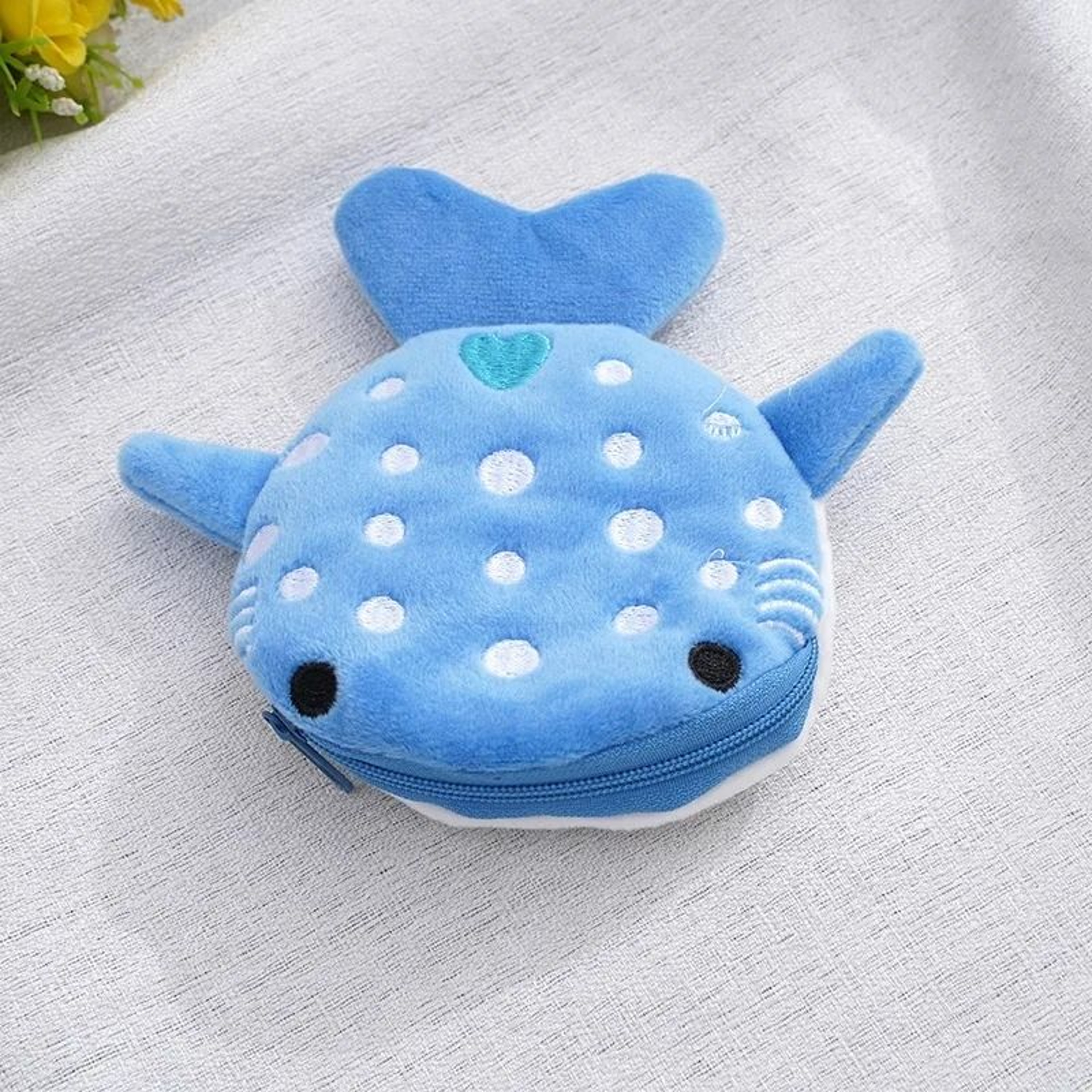 Cartoon Shark Plush Coin Purse 6