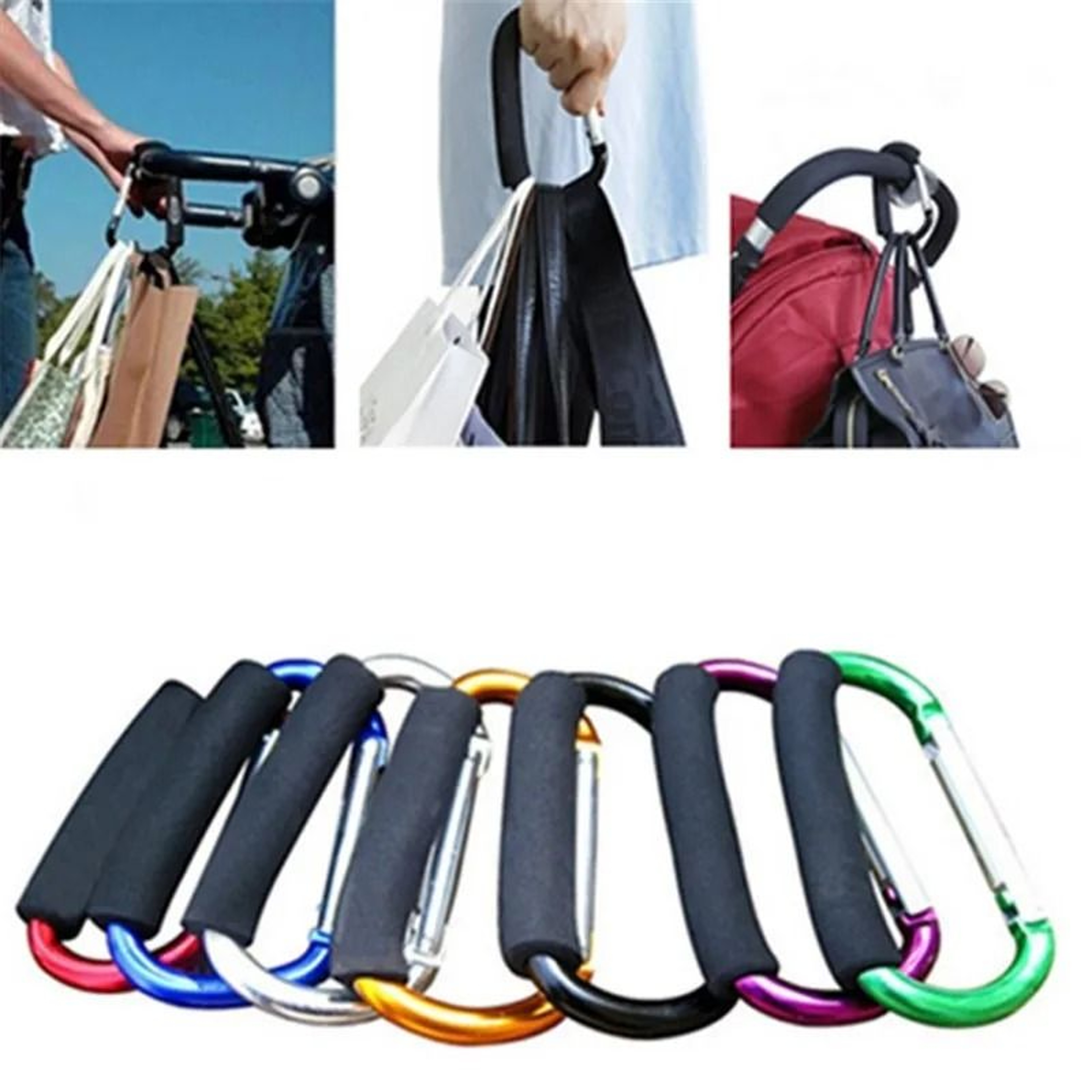 Large Carabiner Stroller Hook 2