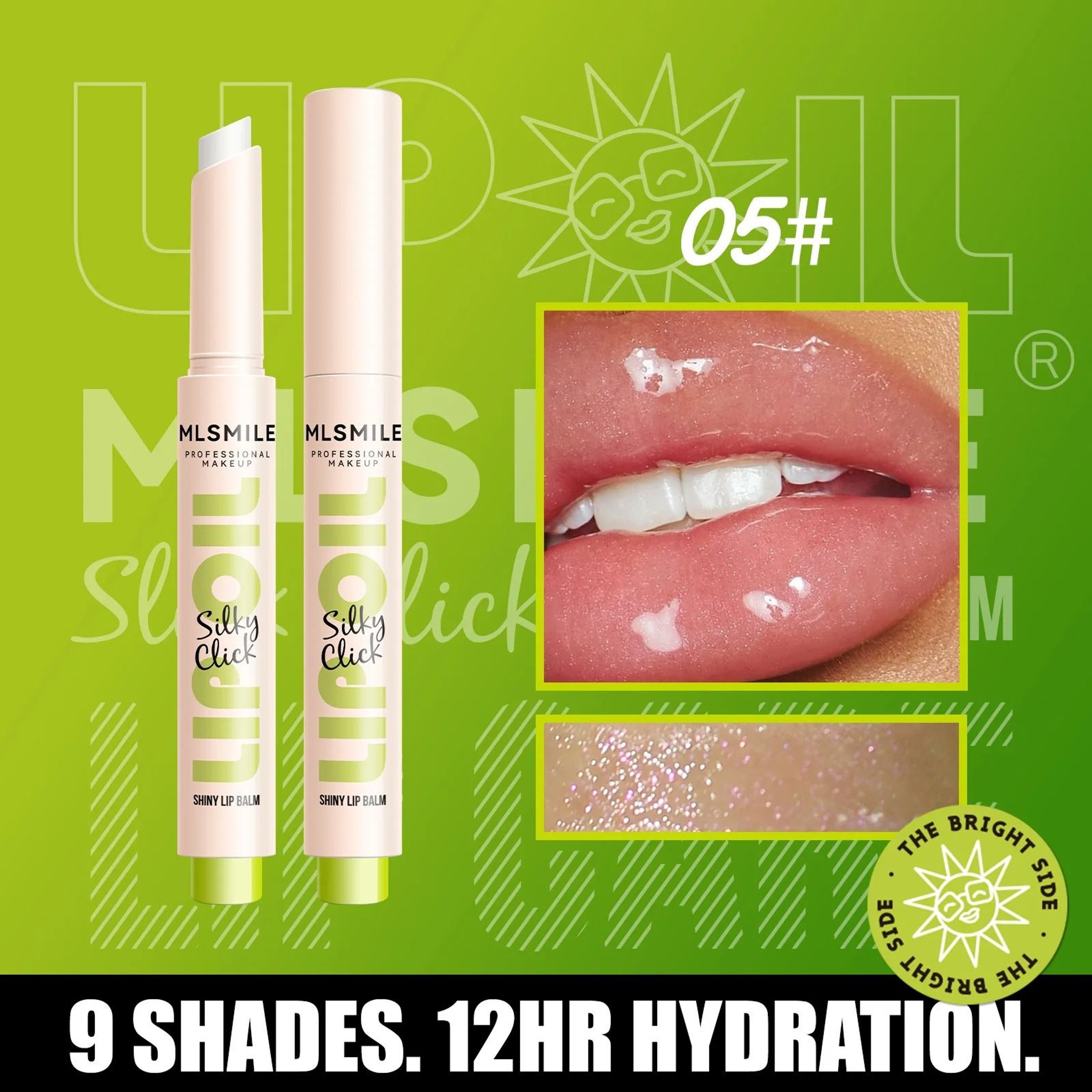 Silky Click Lip Care Hydrating Solid Lip Gloss With Mirror Shine 8