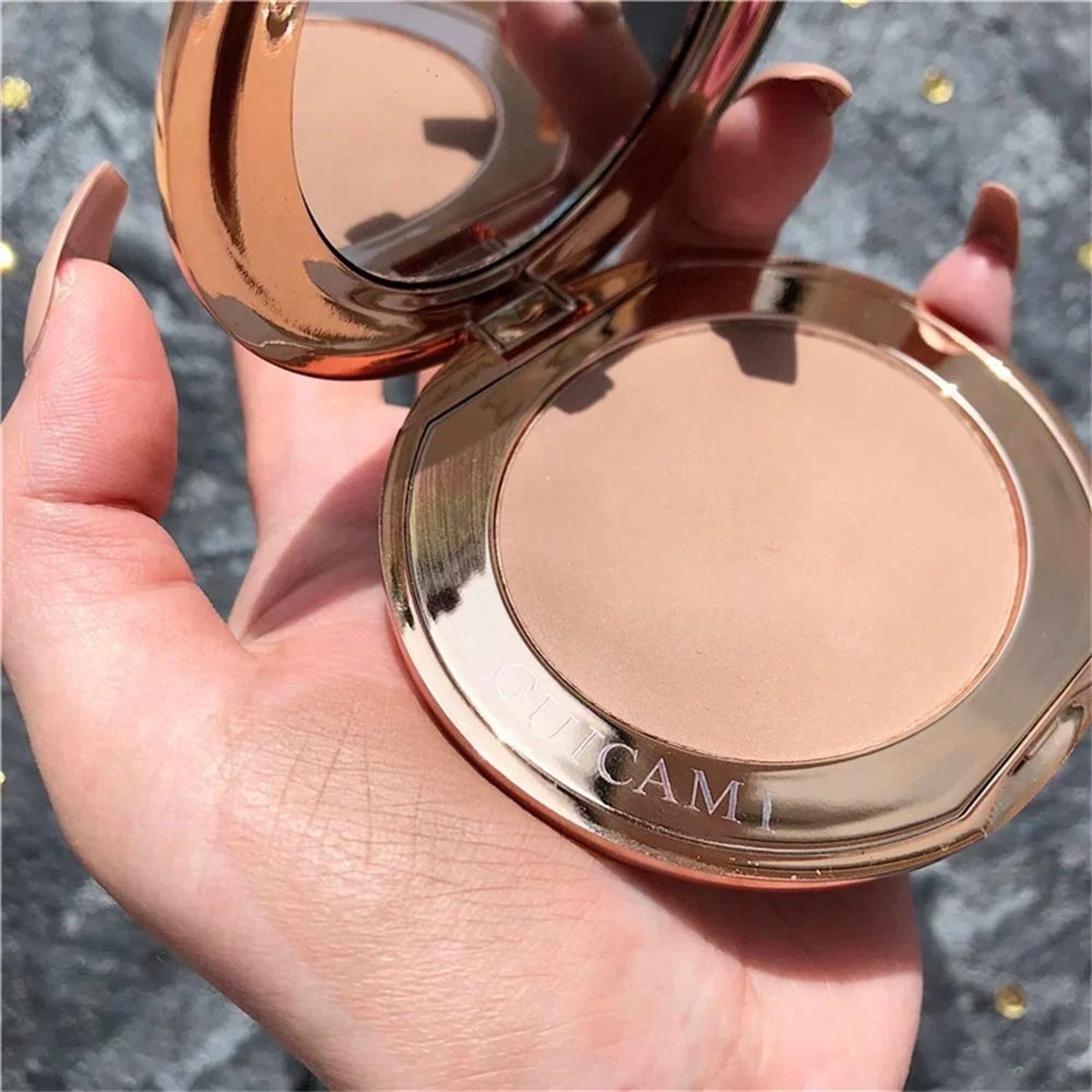 Facial Contour And Concealer Powder Palette With Mirror 6