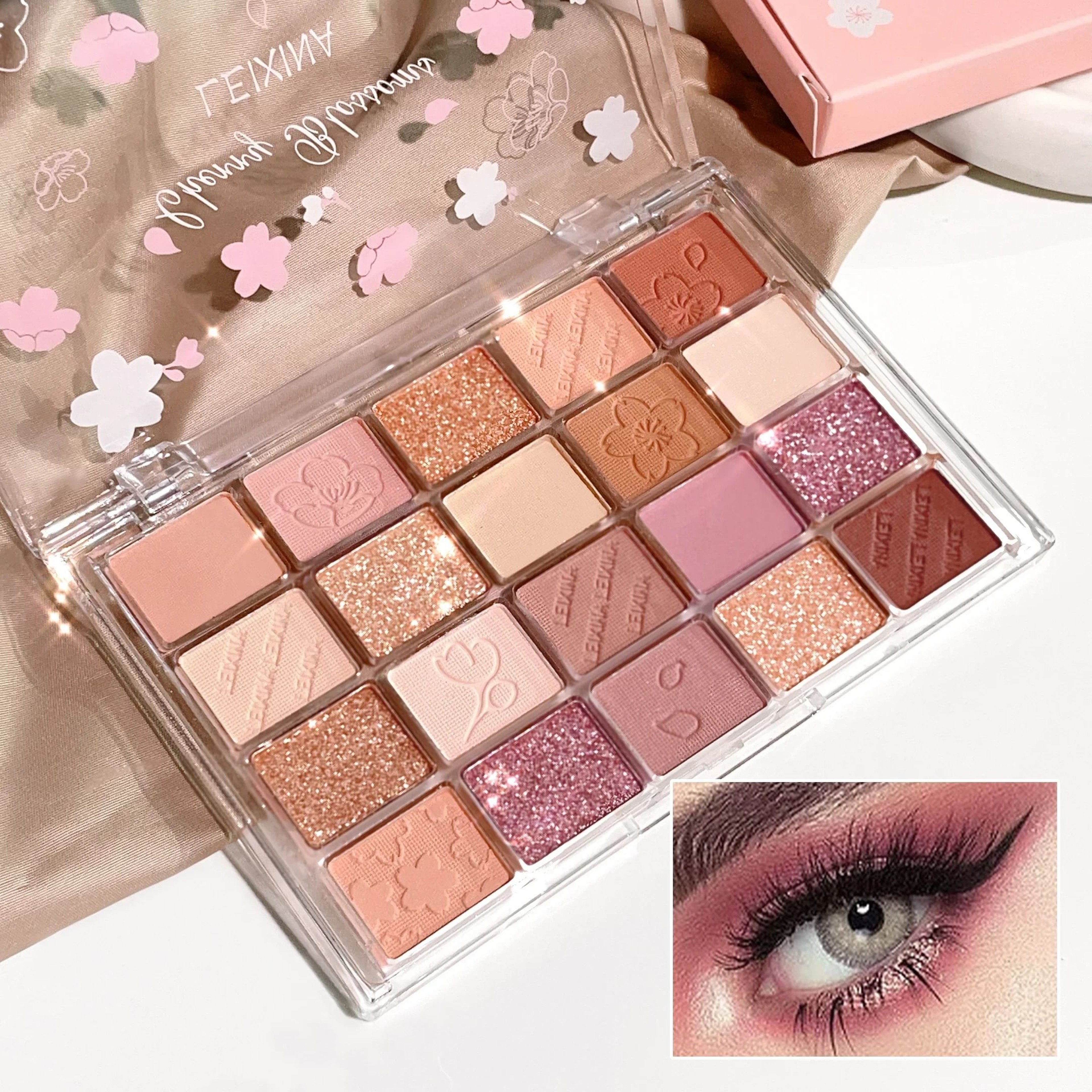 20 Color Eyeshadow Palette Matte And Shimmer Long Lasting 7