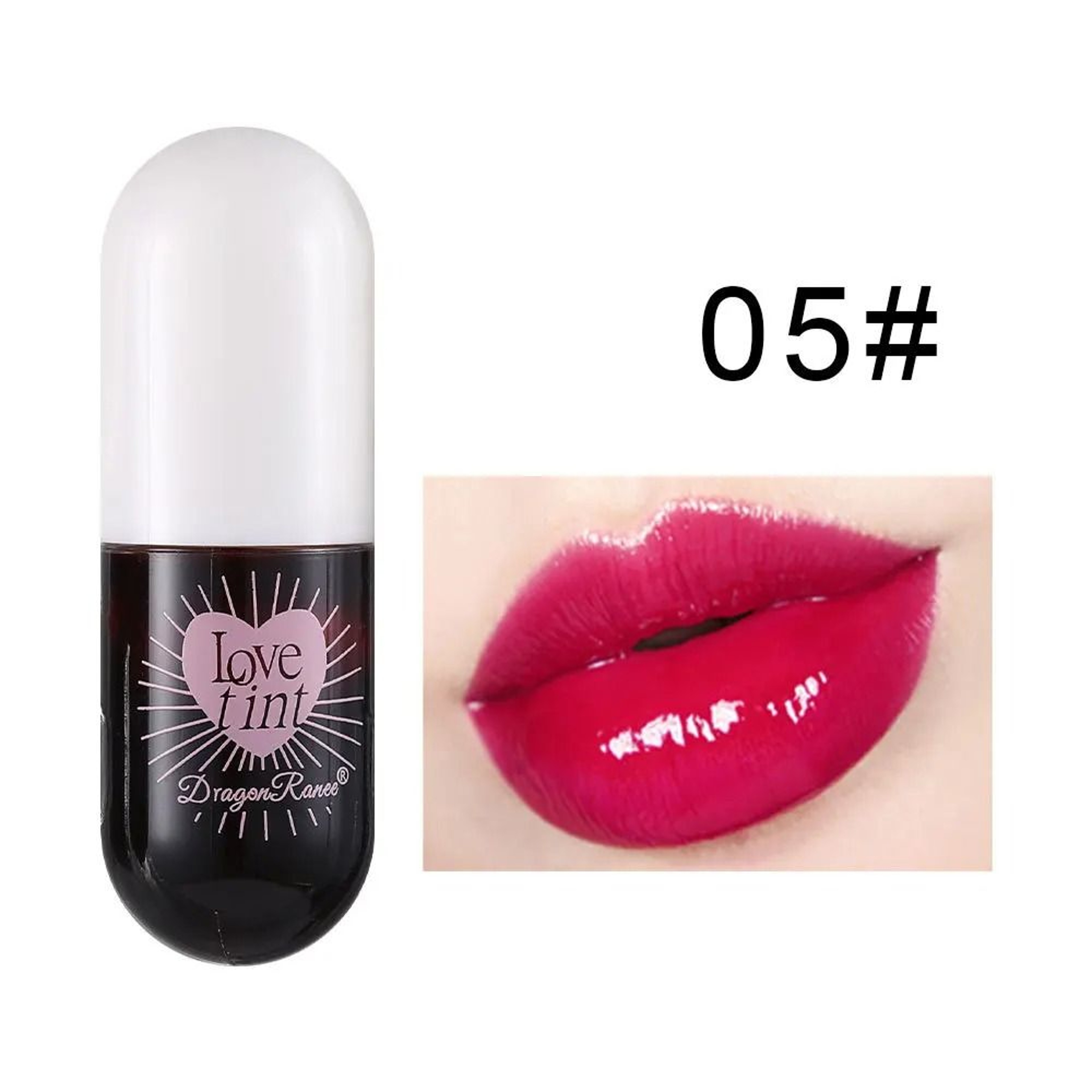 Liquid Lip Dye Waterproof Non Stick Glossy Tint 6 Colors 9