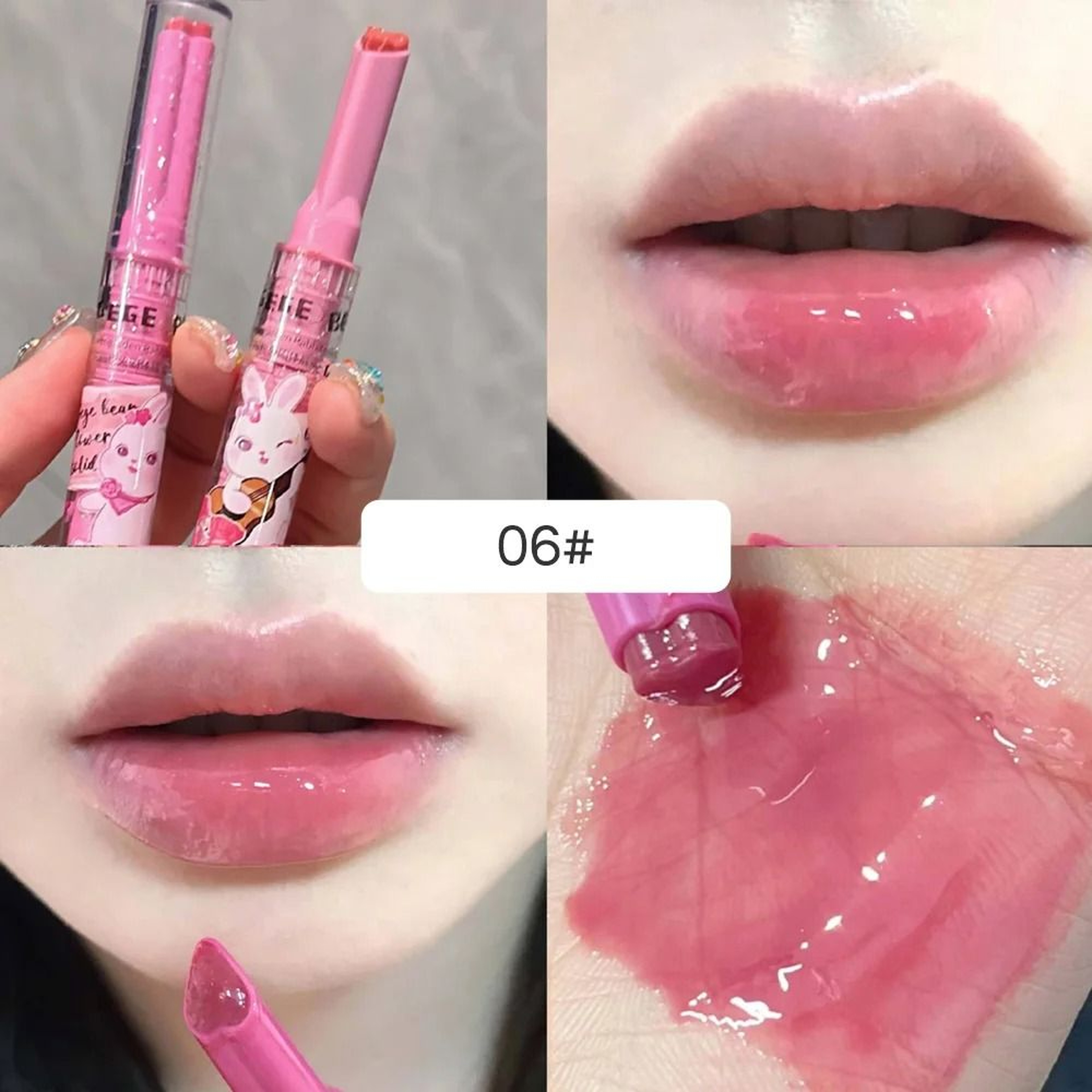 Garden Pink Rabbit Lip Gloss Balm 11