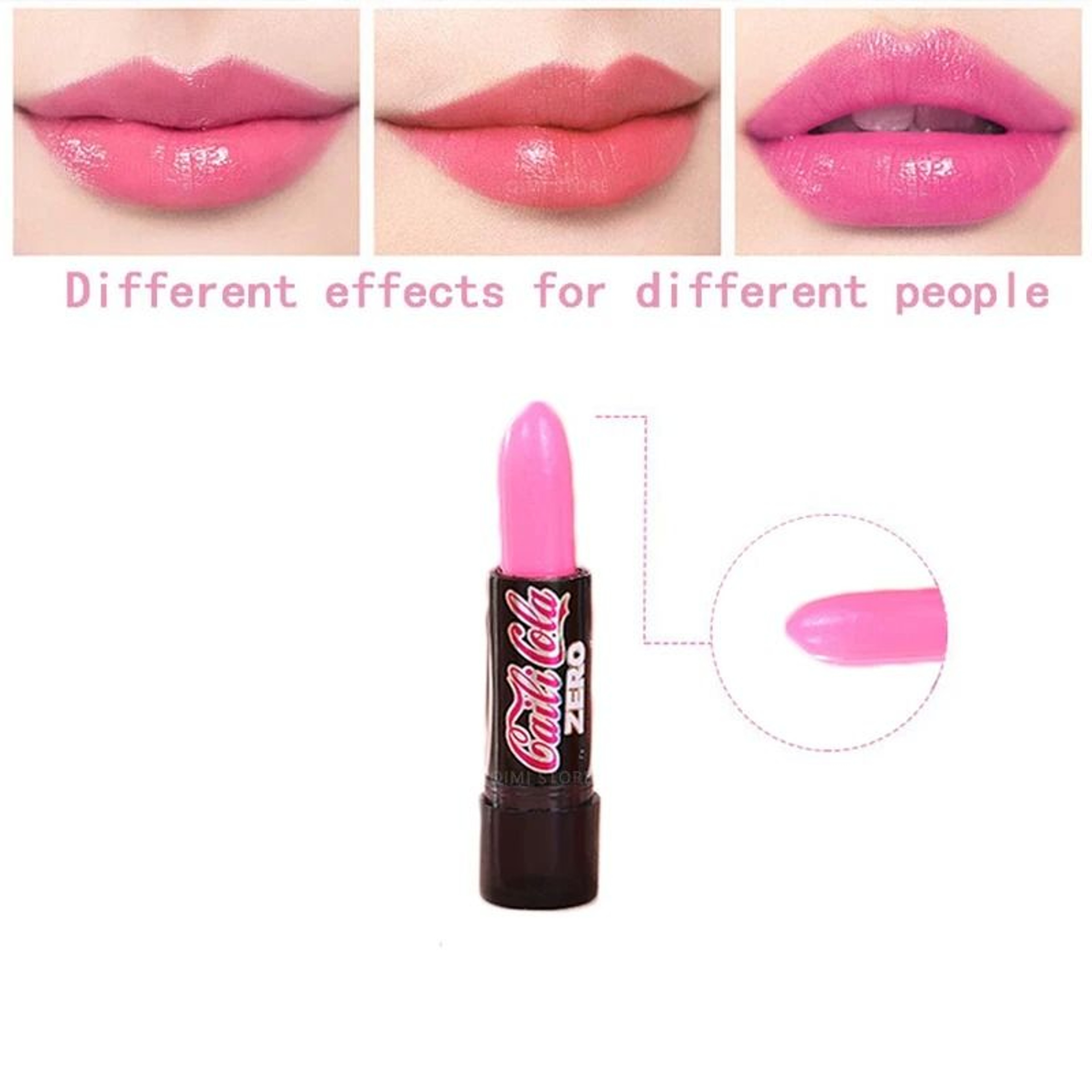 Moisturizing Color Changing Soda Lip Balm Set Cute Kawaii Lip Care Makeup 5