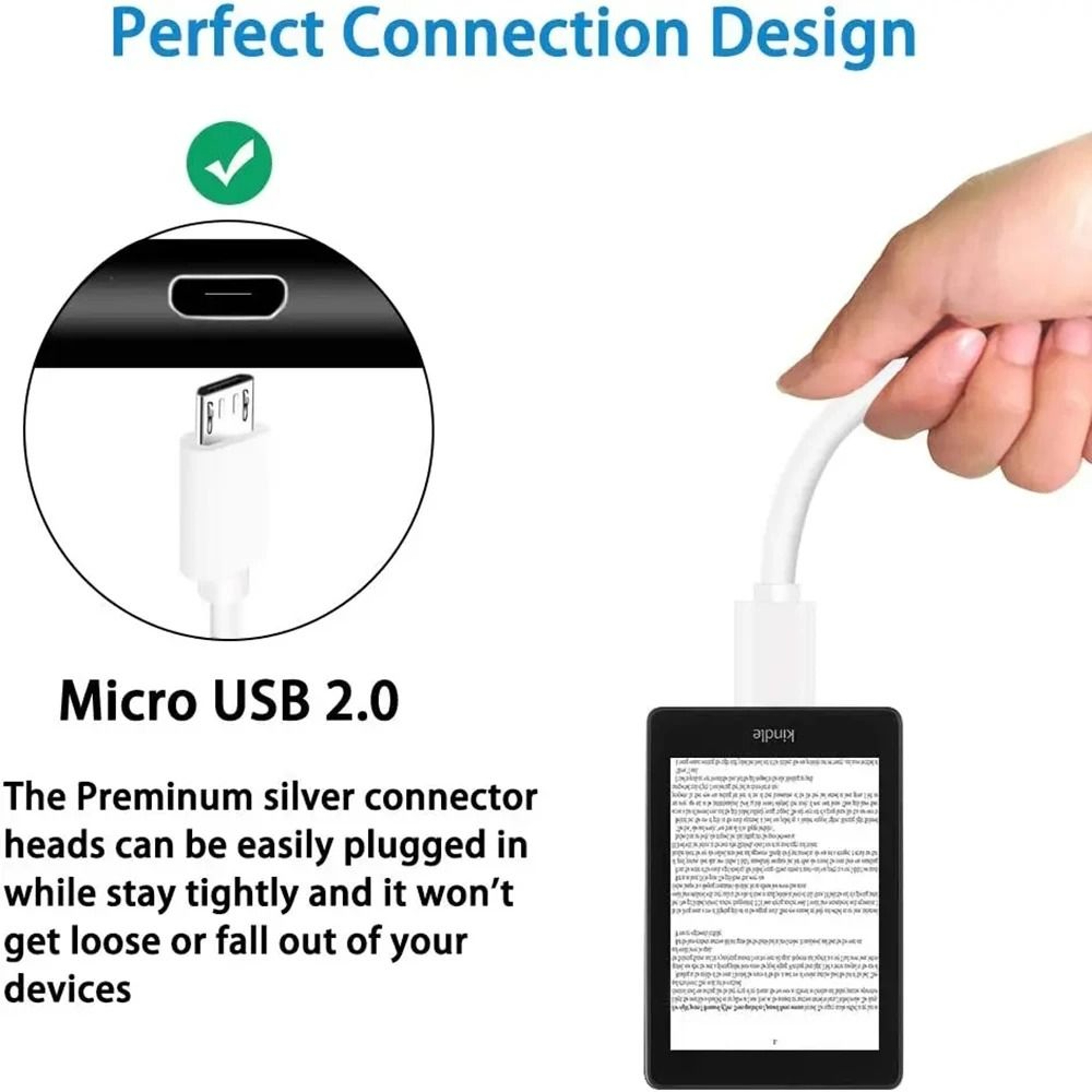 Micro USB Cable 3A Fast Charging Data Wire For Android Phones And Devices 6