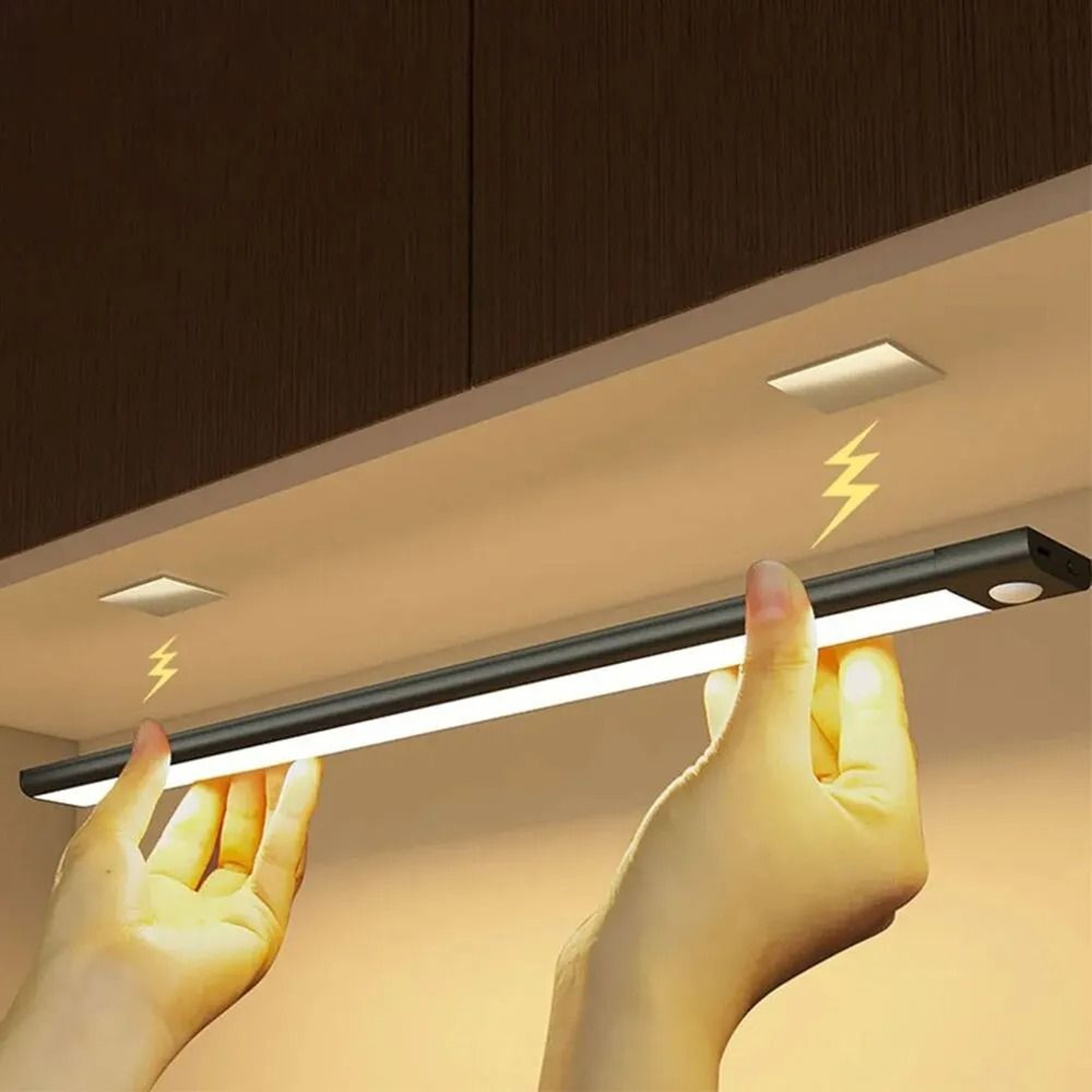 LED Cabinet Light Rechargeable Motion Sensor Lamp USB Type C 1