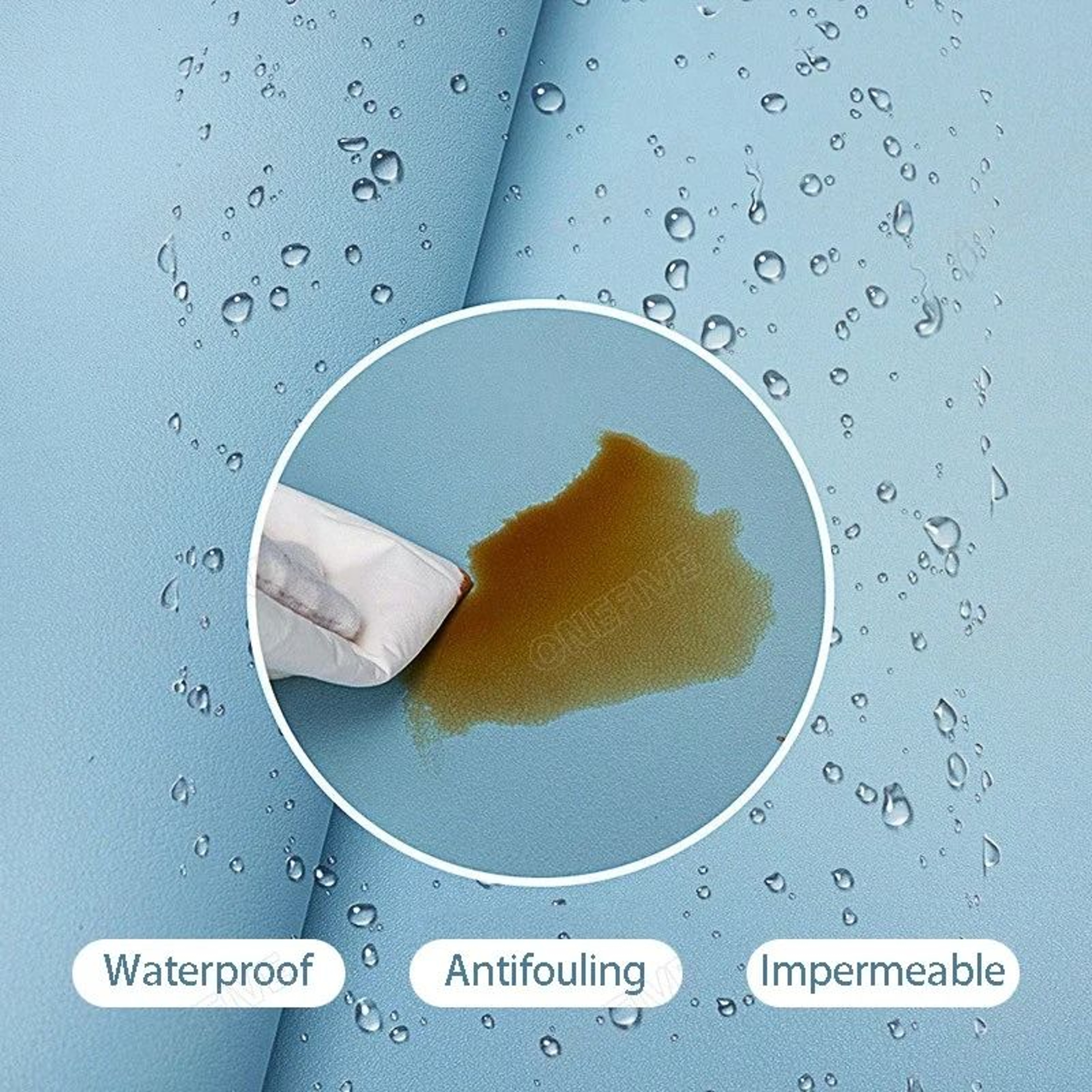 Large Desk Mouse Pad PU Leather Waterproof Desktop Protector 5