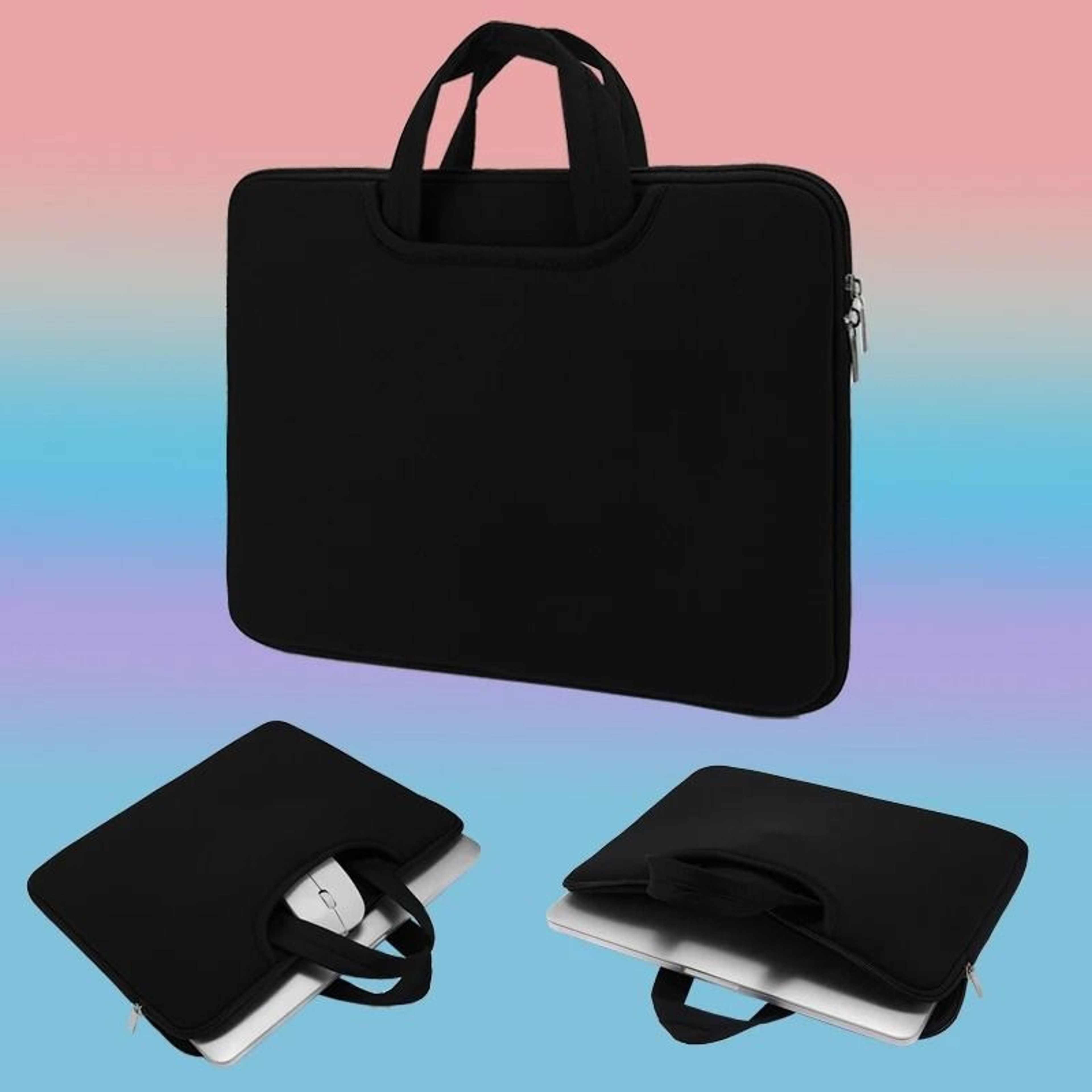 Computer Bag Laptop Handbag With Front Pocket And Large Storage Space 3