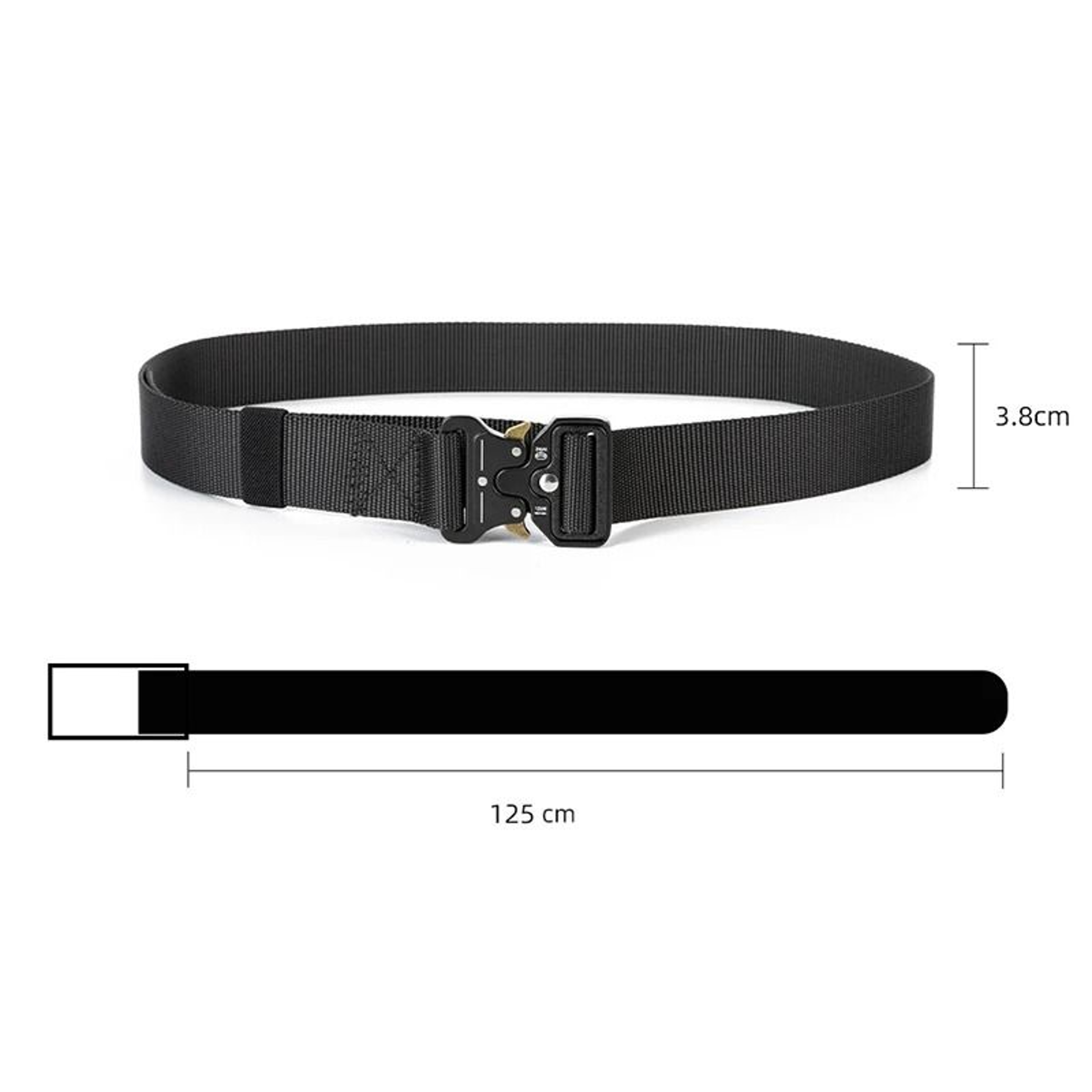 Tactical Quick Release Belt Outdoor Nylon Adjustable Sports Belt 3
