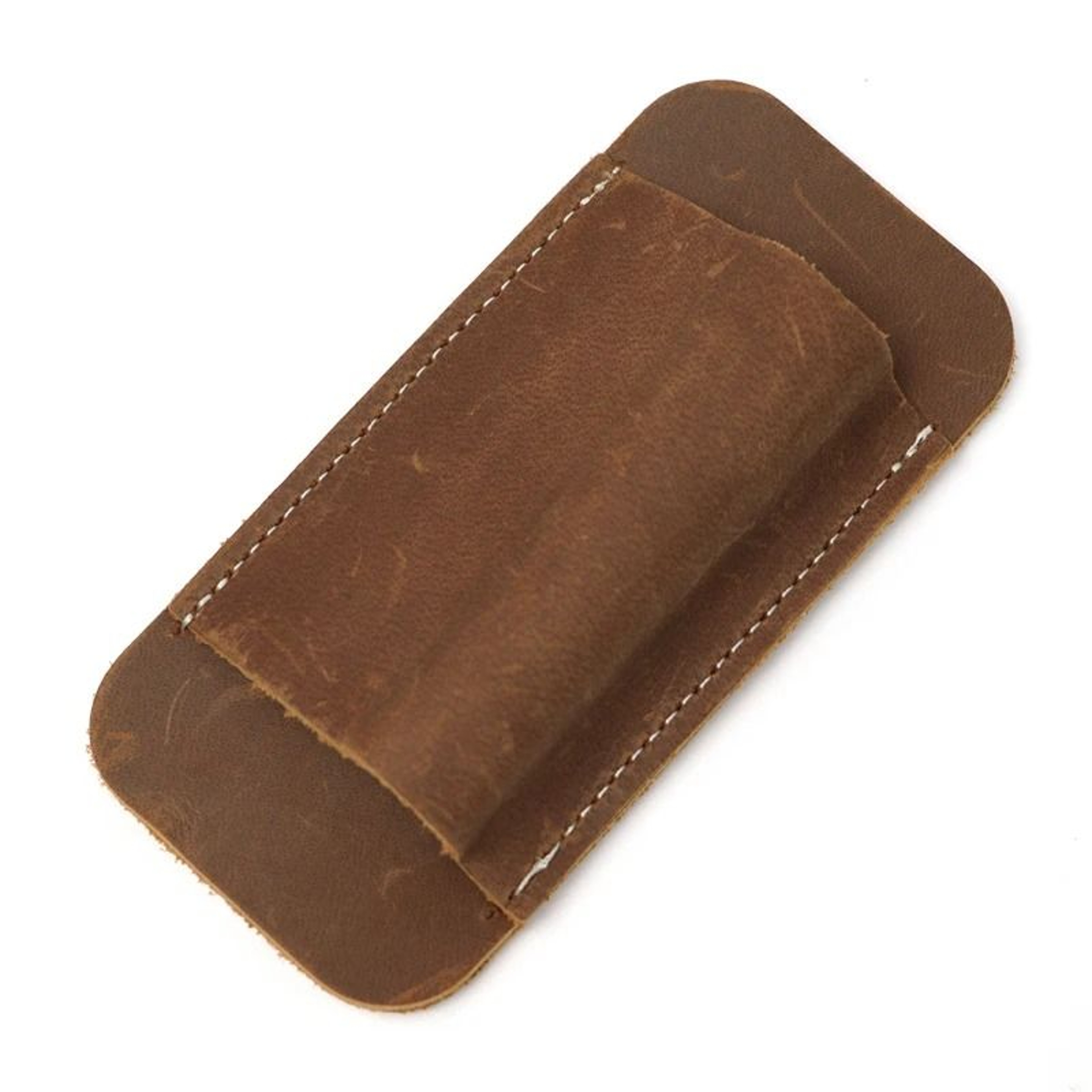 Genuine Leather EDC Folding Knife Sheath Waist Carrier 7