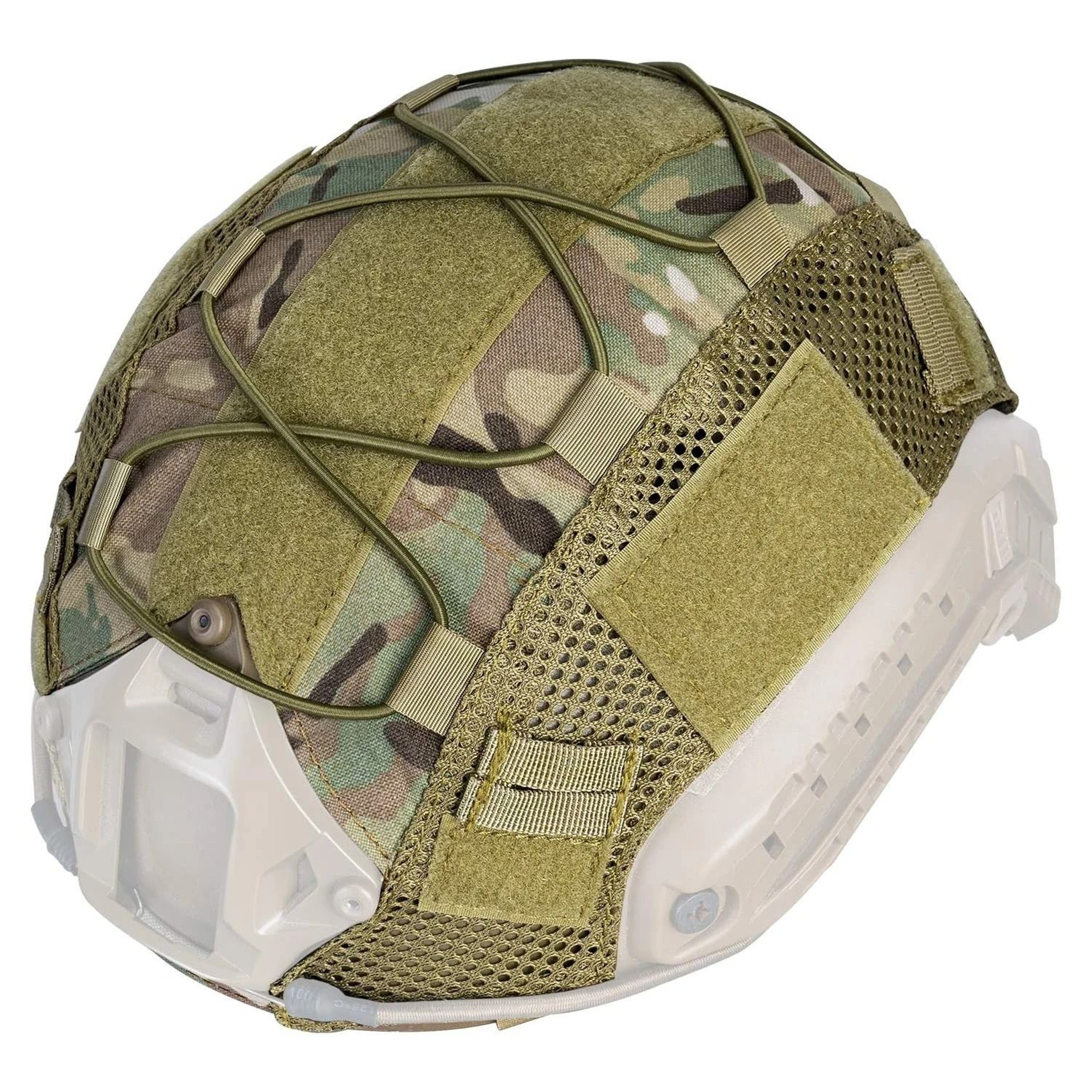 Tactical Helmet Cover Camo Fast Airsoft Paintball High Cut Helmet Cloth 4