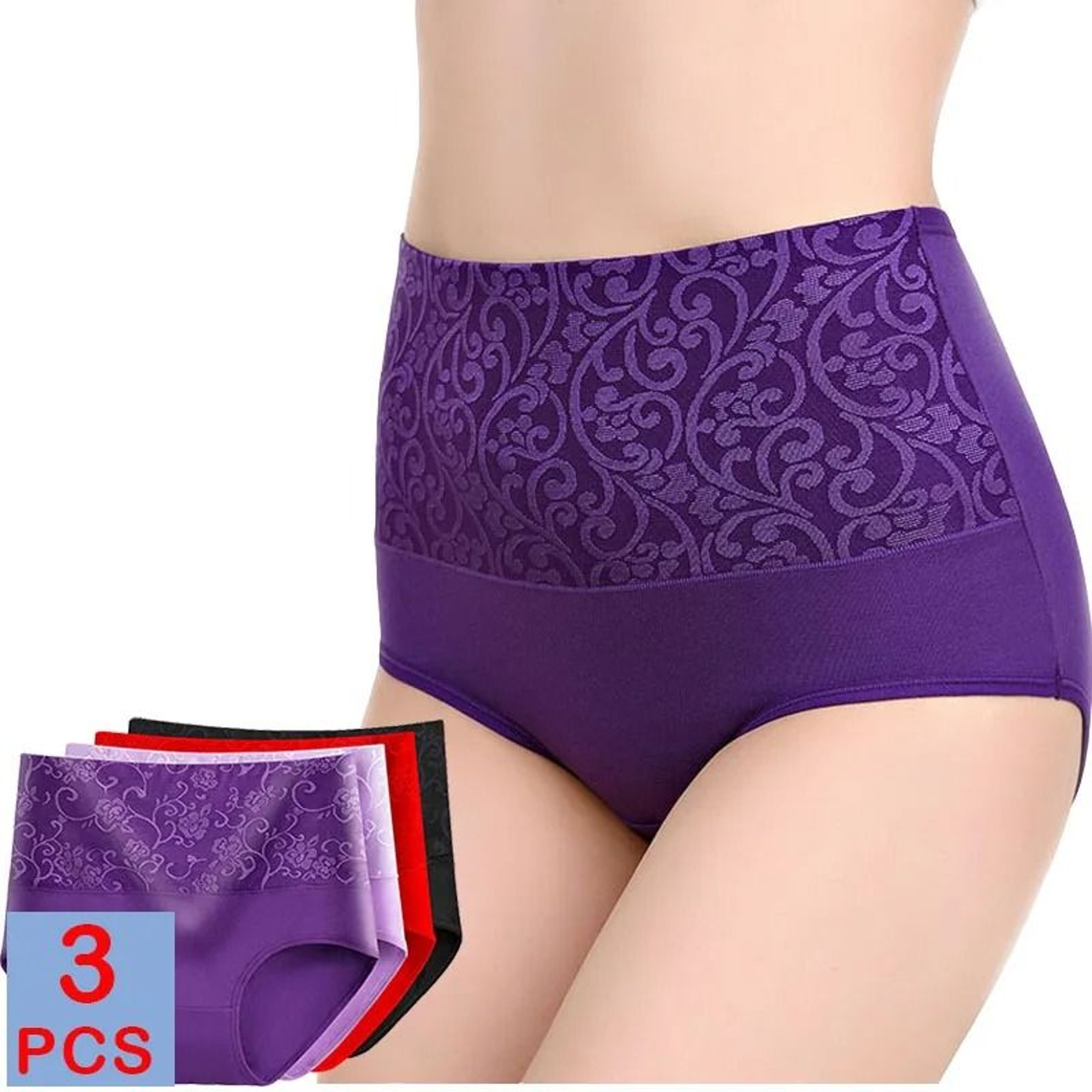 Cotton Panties For Women High Waist Underwear Postpartum Recovery Briefs Set Of 3 1