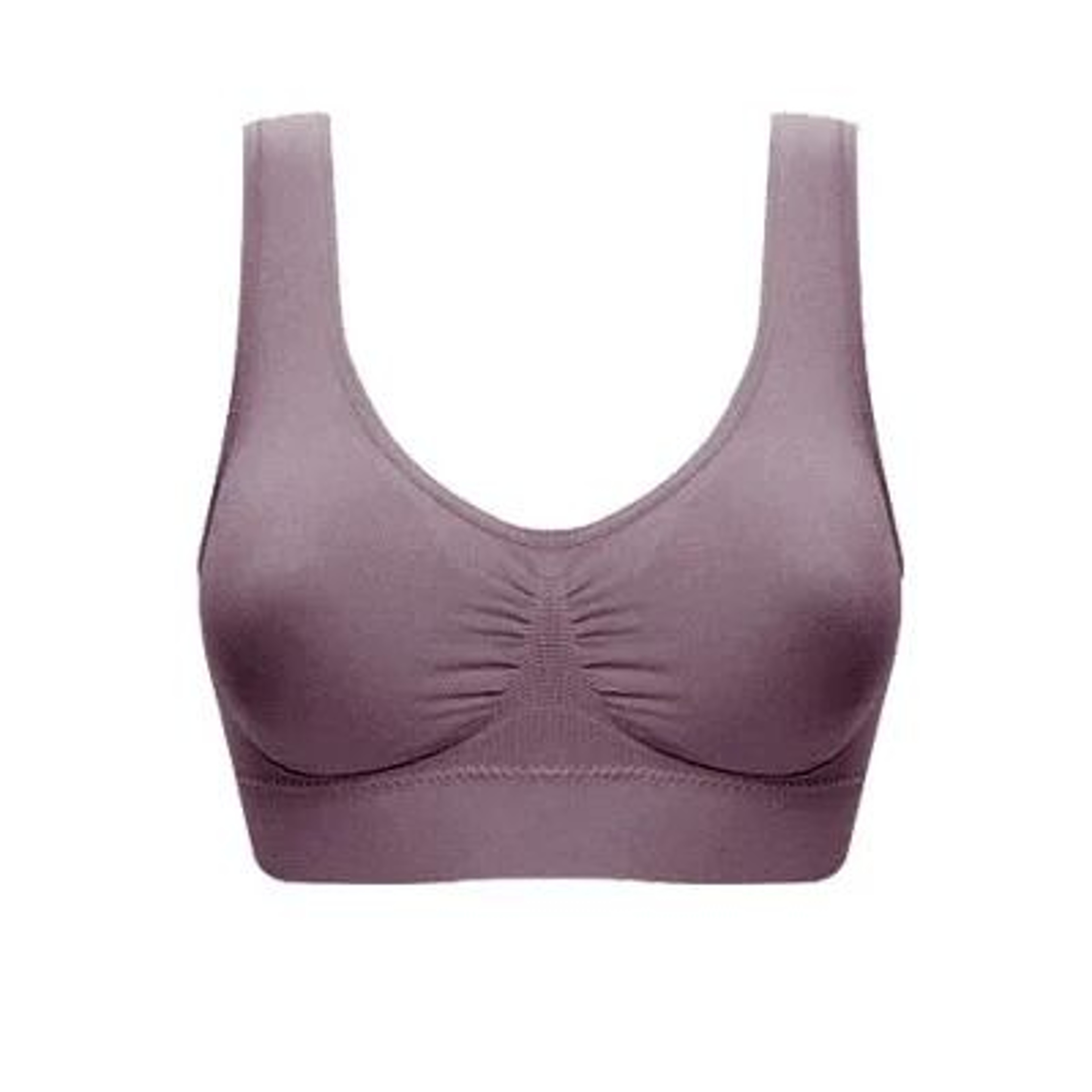 Womens Push Up Bra Backless Wireless Seamless Brassiere Plus Size 14