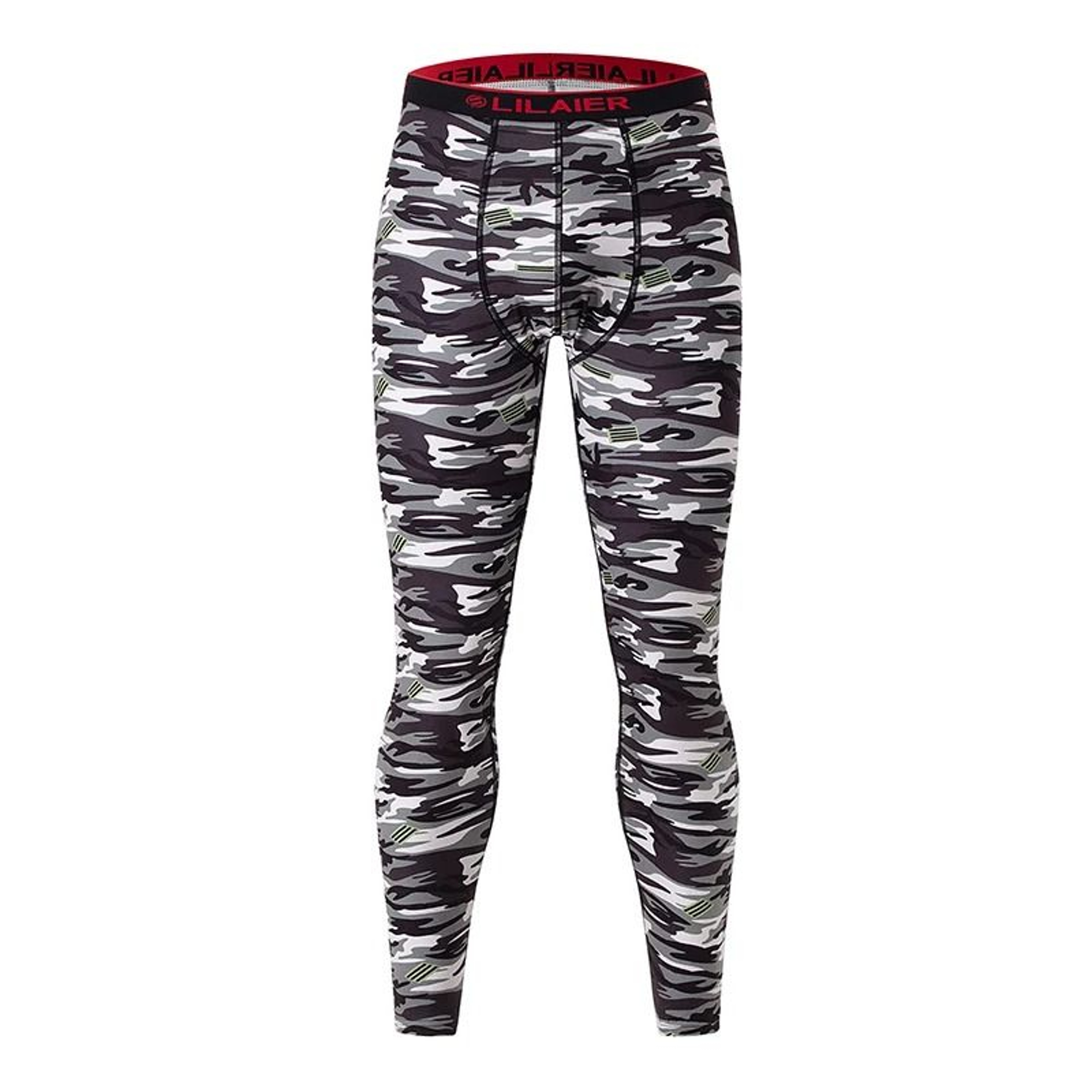 Mens Printed Warm Pants Autumn Winter Leggings Soft Comfortable Plus Size Underwear 3