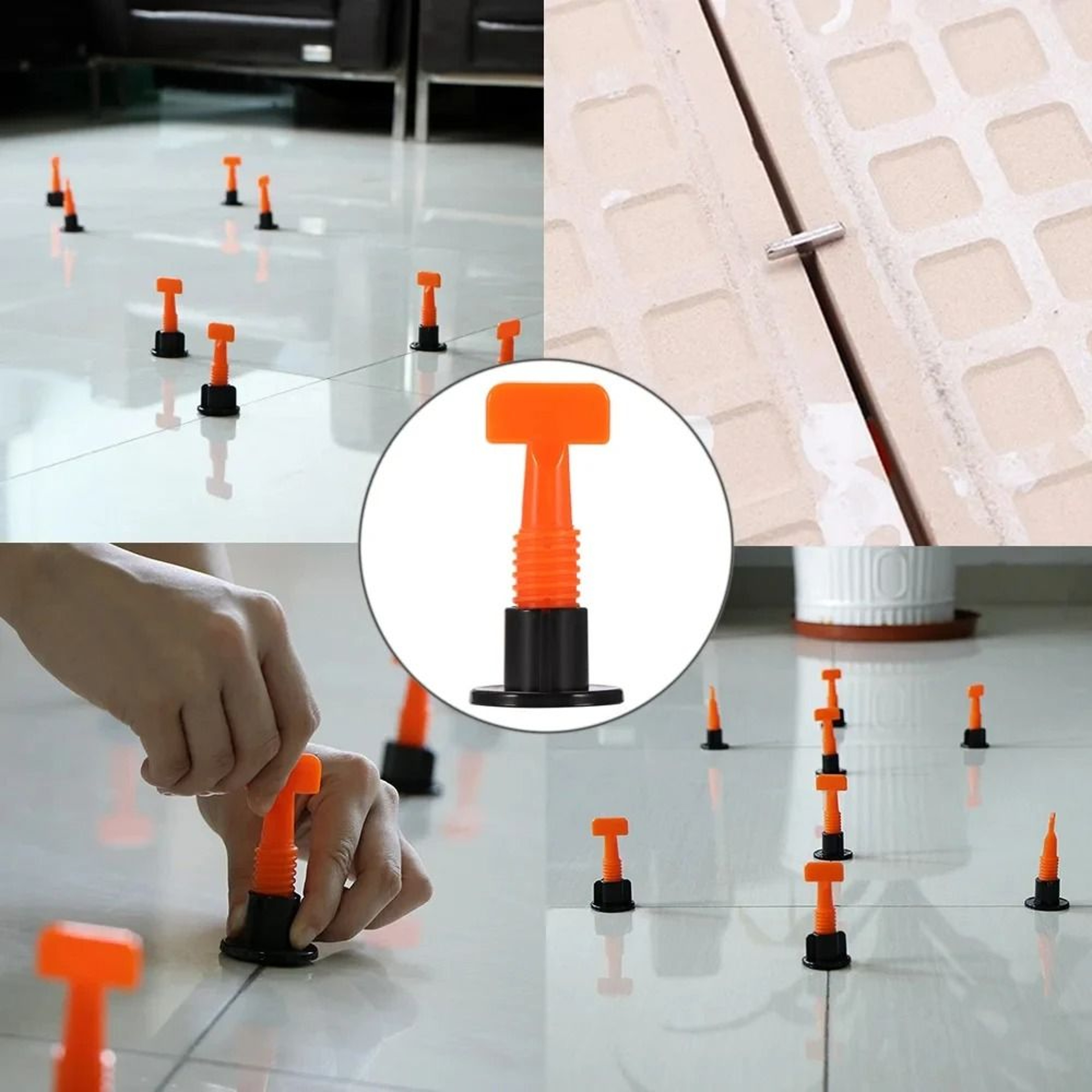 Tile Leveling Clips And Spacers Set 51 Piece For Floor And Wall Installation 6