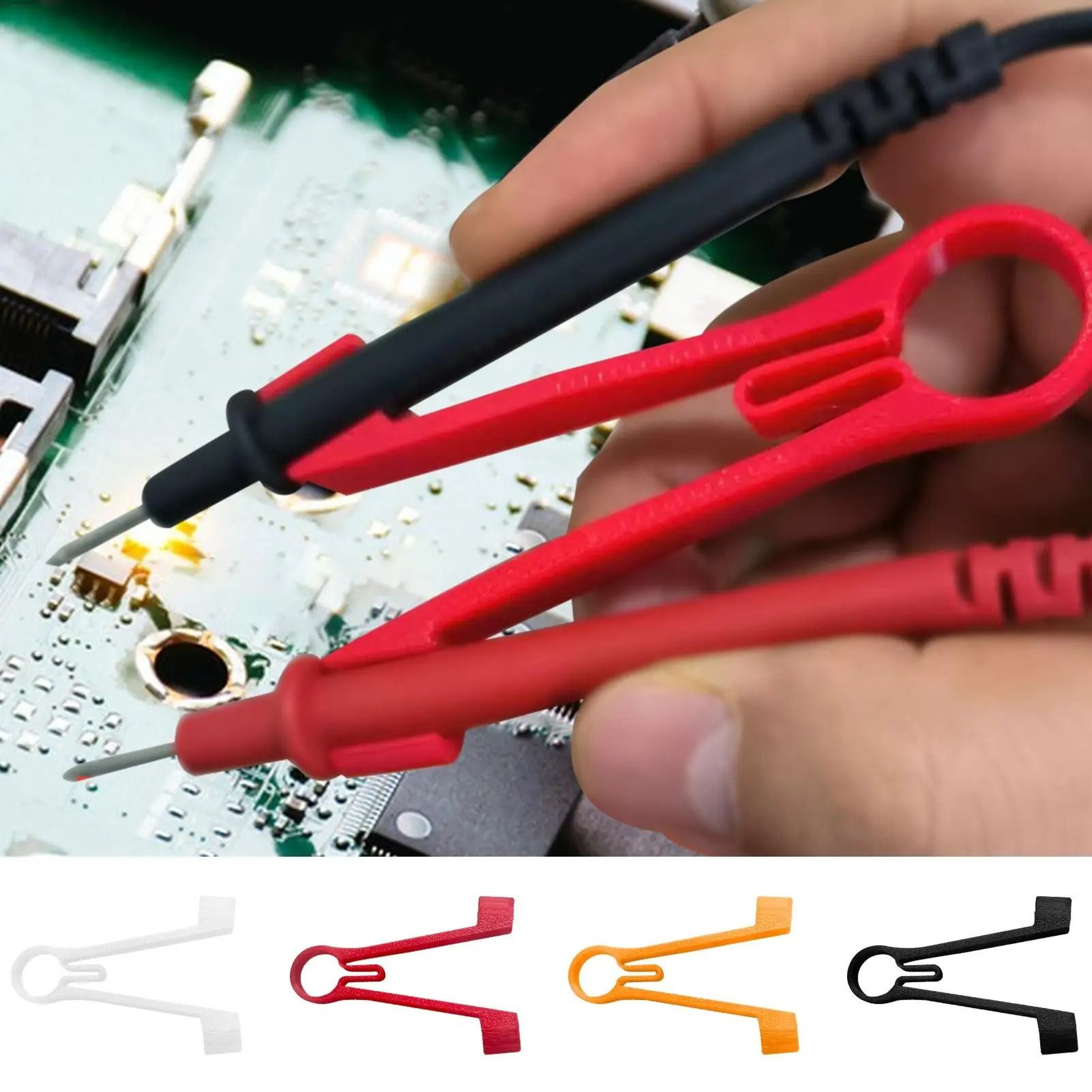 Multimeter Probe Holder Clamp Tool For Electrical Testing And Repair 0