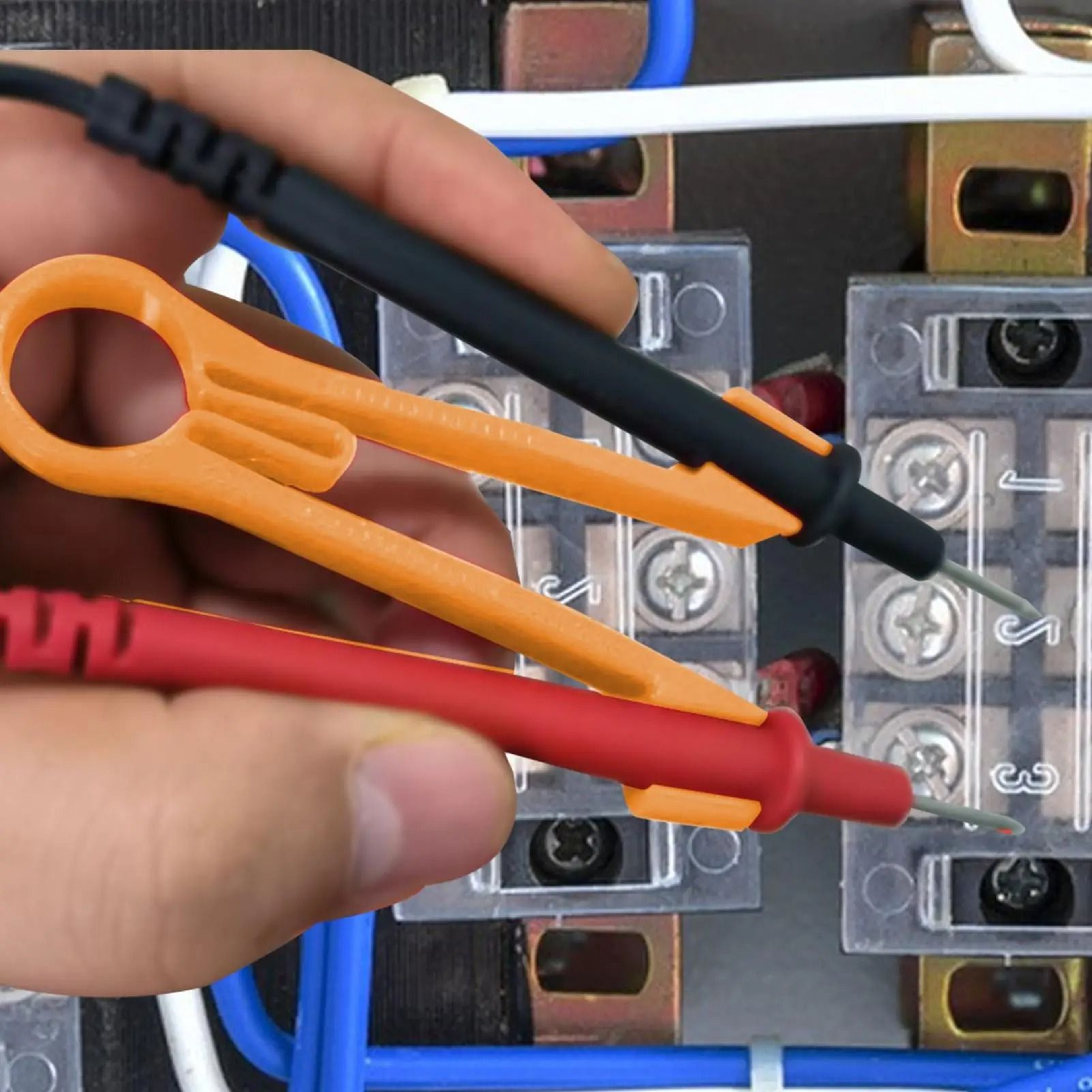Multimeter Probe Holder Clamp Tool For Electrical Testing And Repair 2