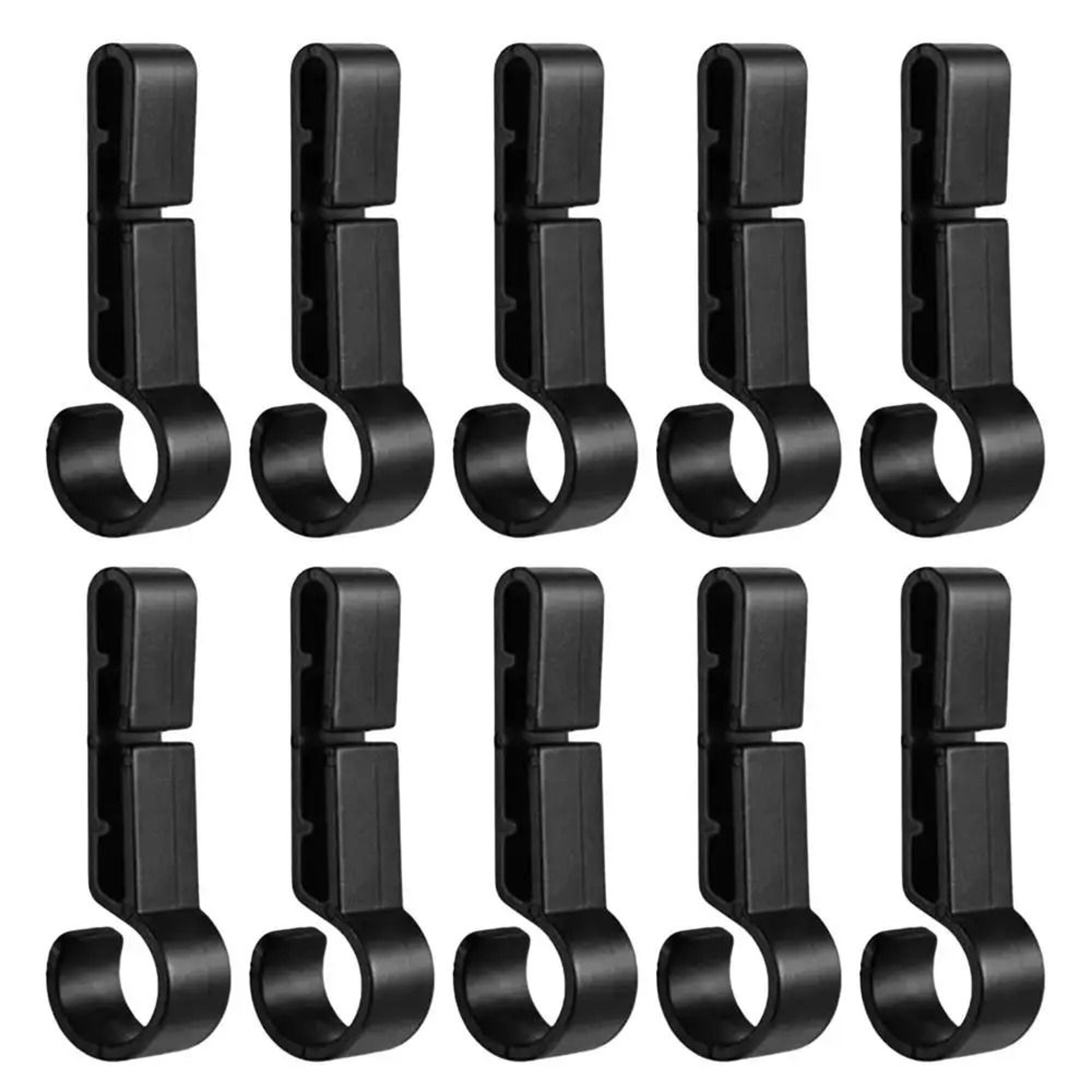 Hard Hat Headlamp Clips Ten Piece Set Non Slip Light Holders For Safety Helmets And Outdoor Work 6