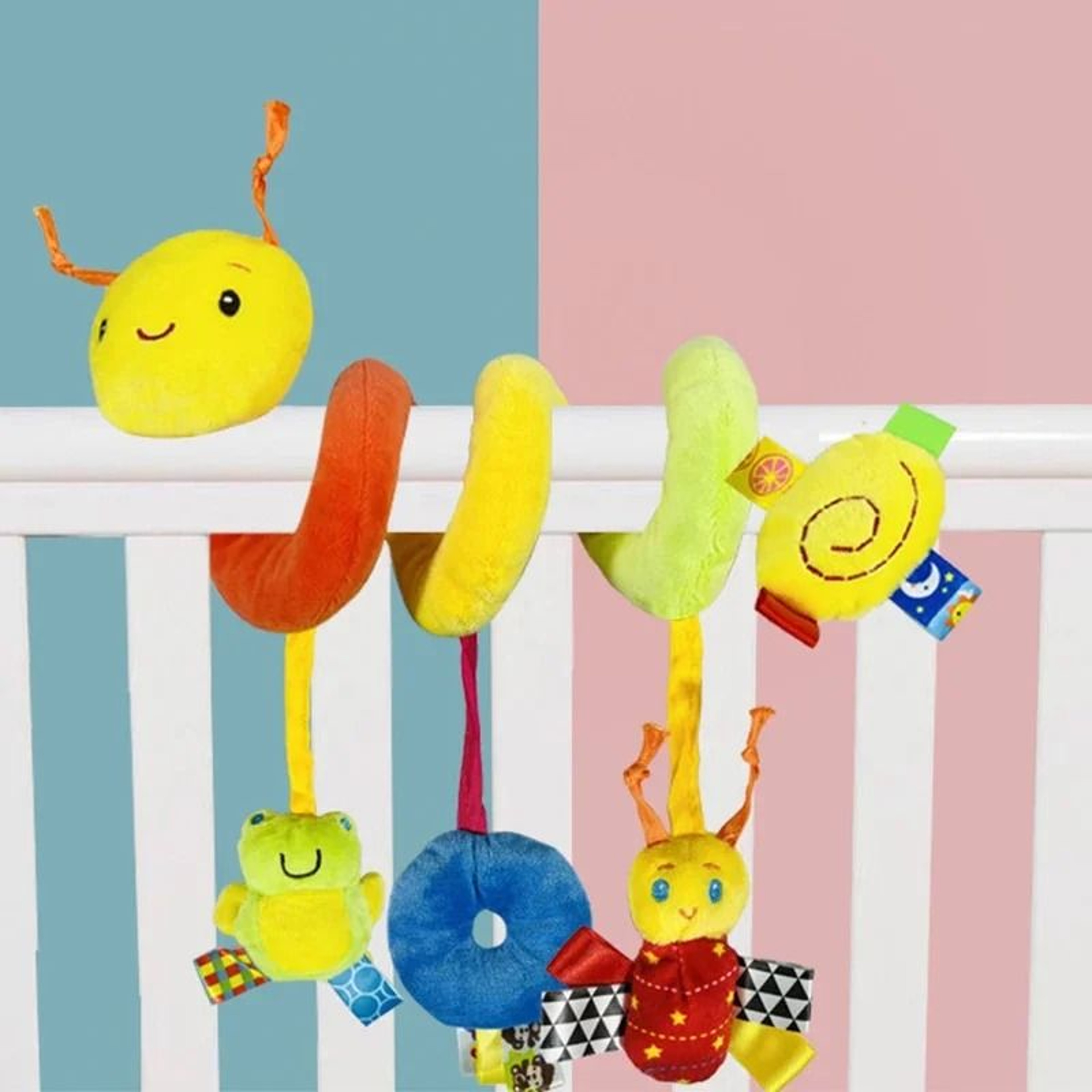Baby Crib Hanging Spiral Toy For Cribs Strollers And Car Seats 1