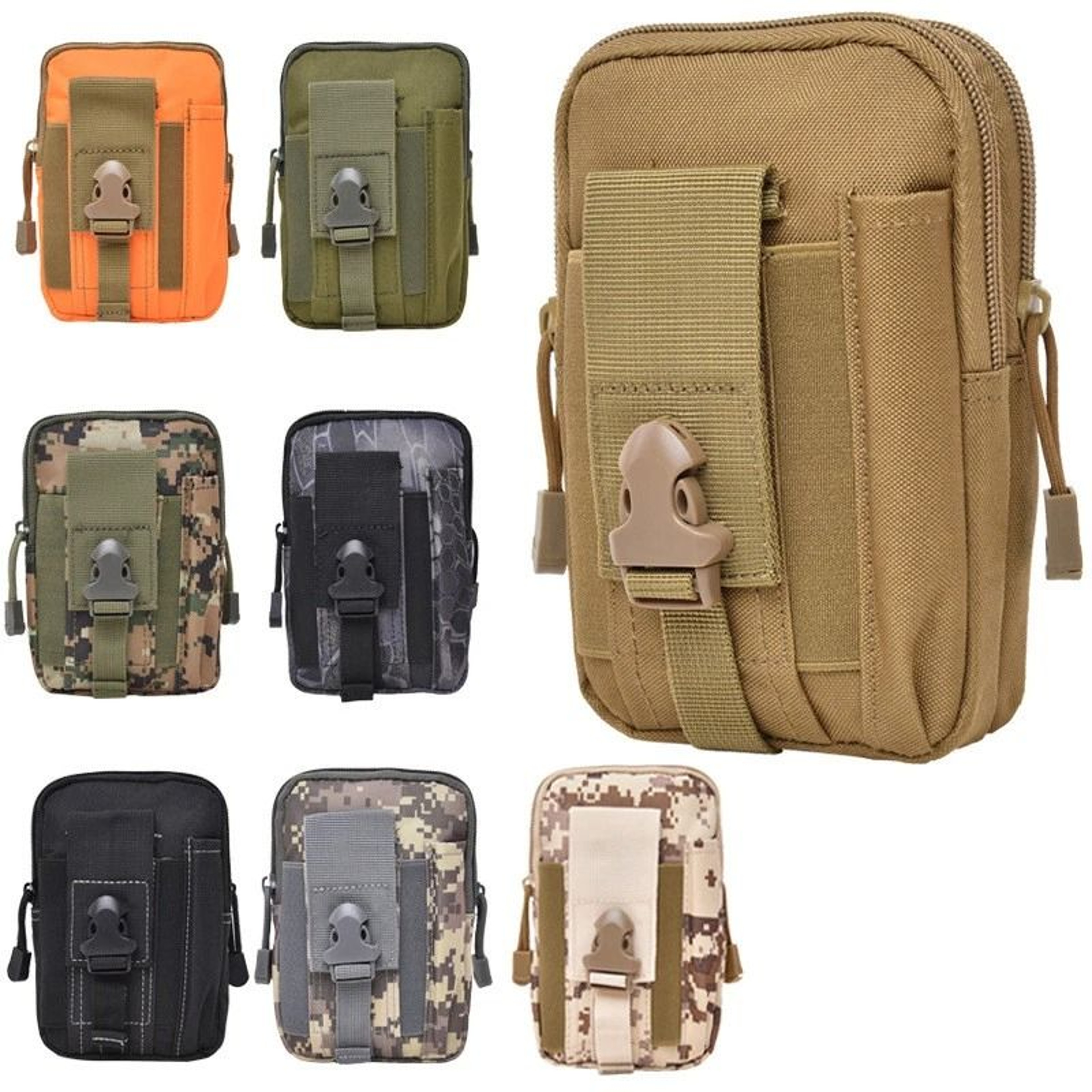 Molle Waist Pouch Small Utility Bag For Outdoor Travel Camping And Survival Gear 0