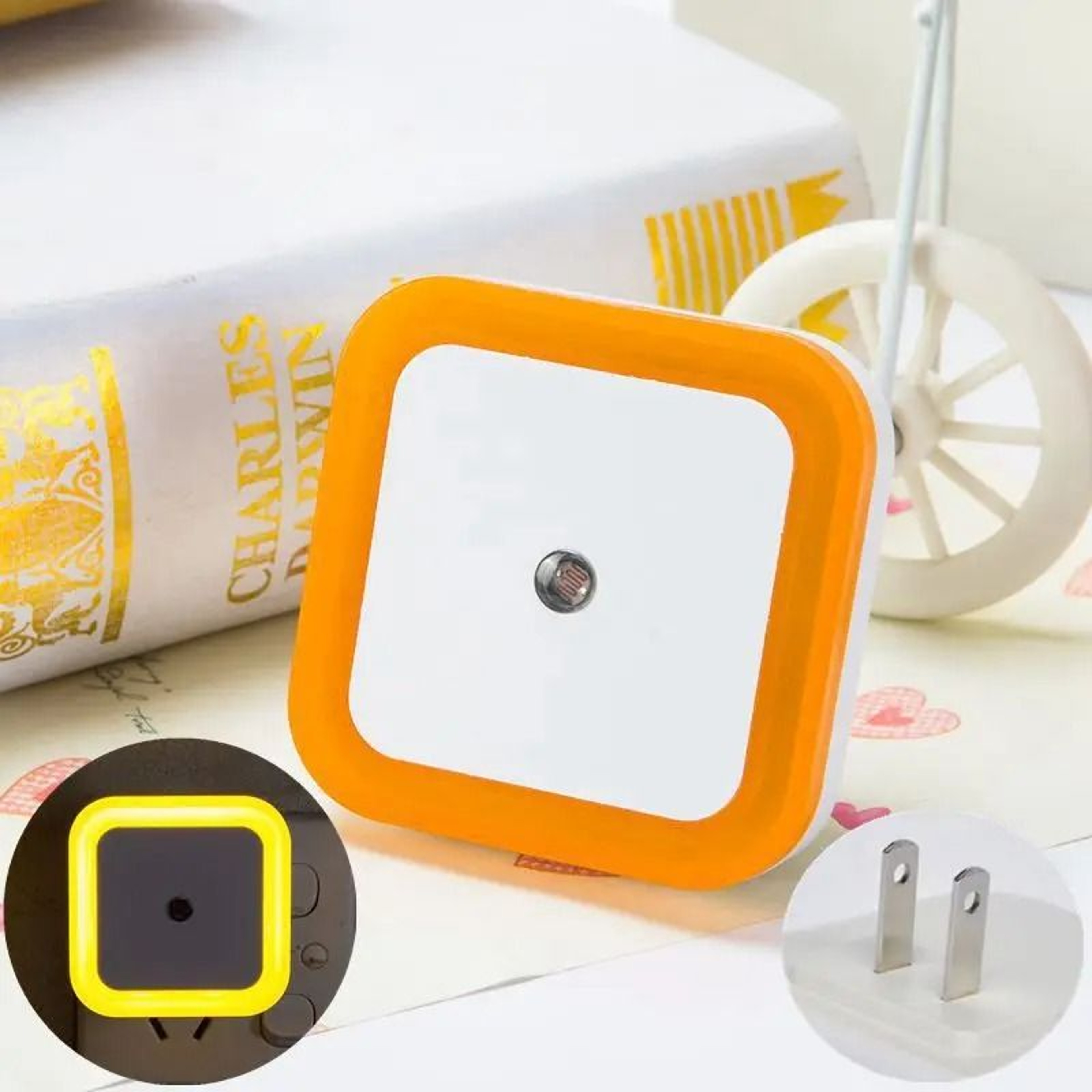 LED Night Light With Light Sensor Plug In For Bedroom Kids Room And Hallways 9