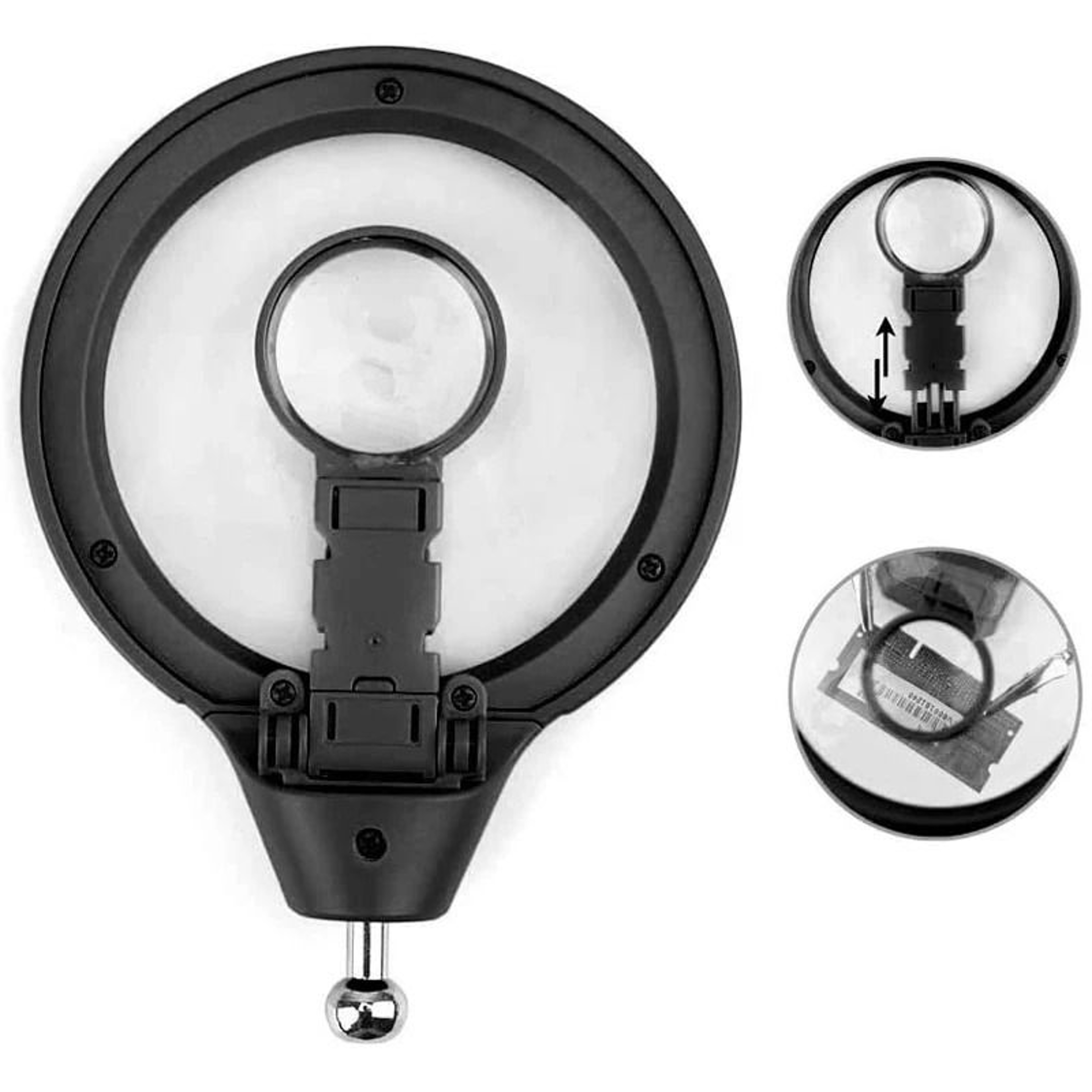 LED Magnifying Glass With Auxiliary Clips And Soldering Stand 5