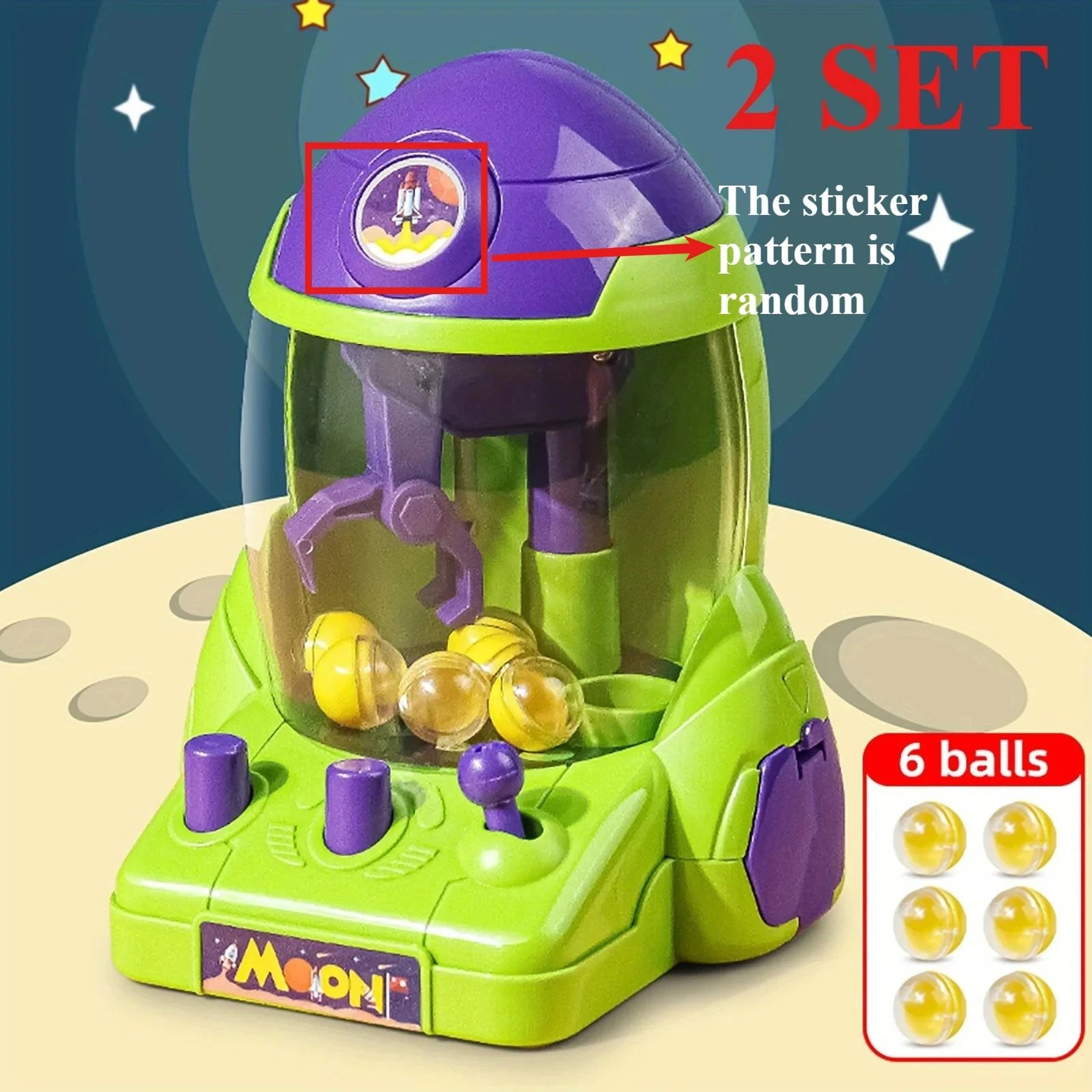 Space Rocket Crawler Toy  Ball Pincer And Egg Twister Activity Toy For Kids 9