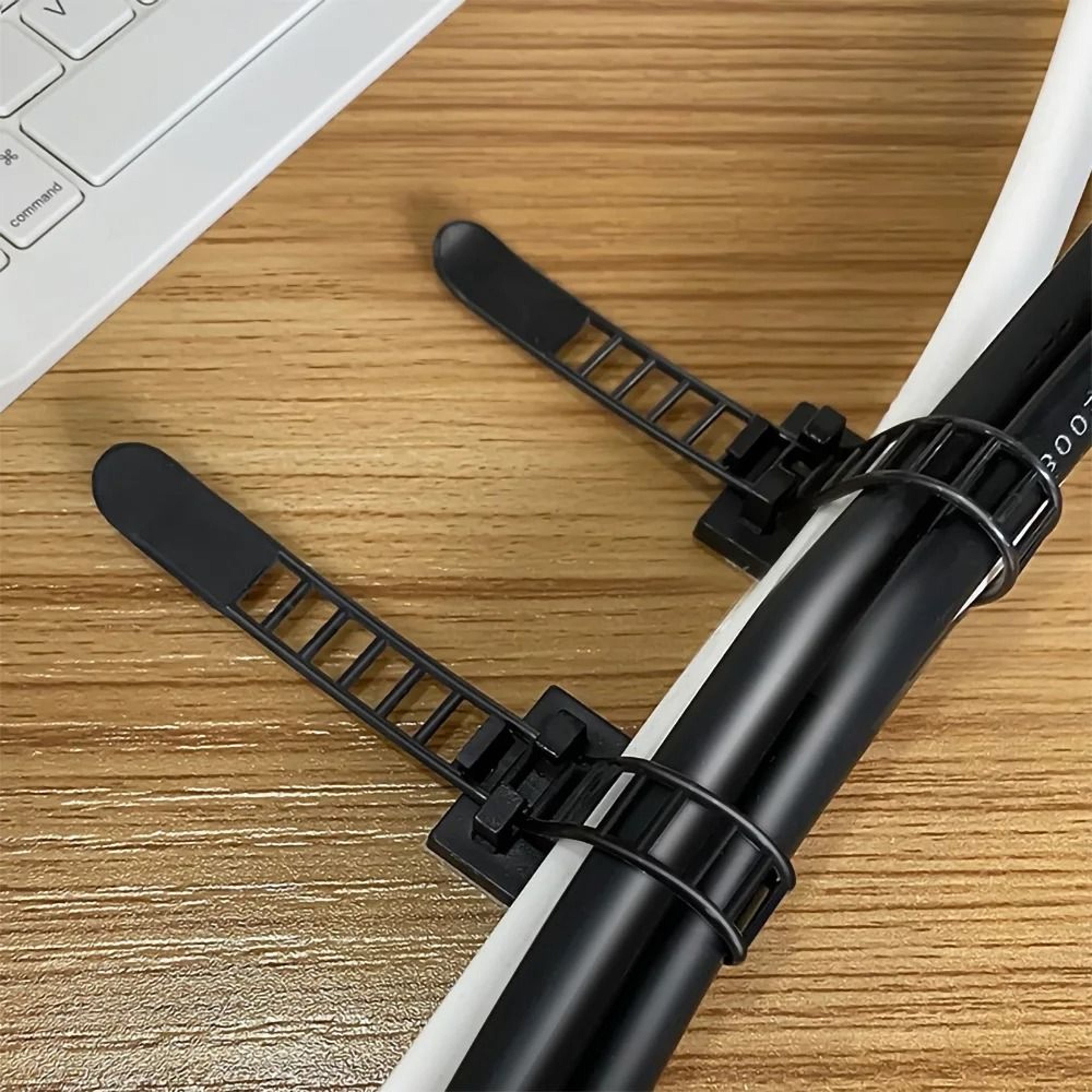 10 Pack Cable Tie Wire Management Clips Adjustable Cable Organizer For Desk Wall And Car 3