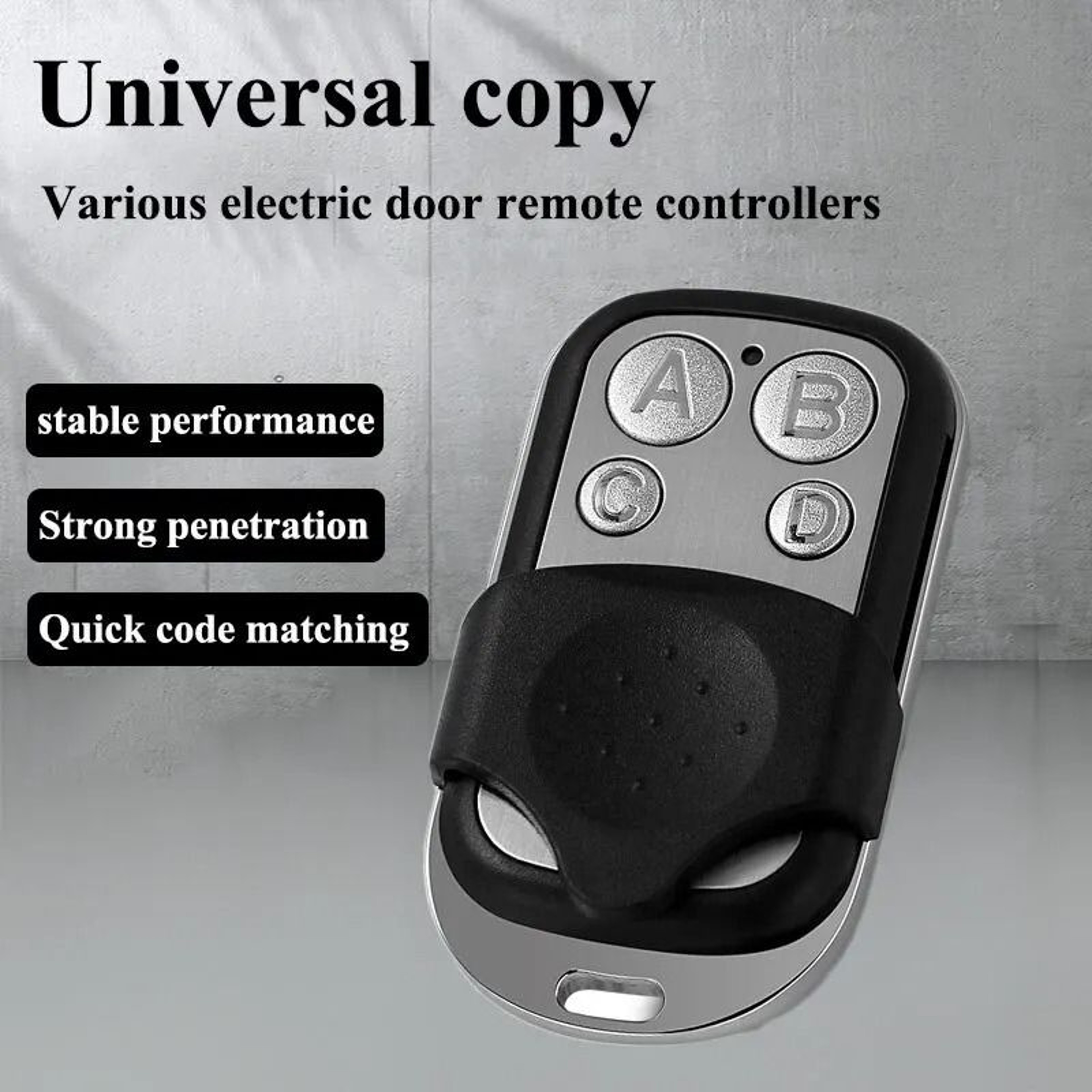 433 MHz Universal Remote Control Duplicator For Garage Doors Gates And Car Key Systems 0