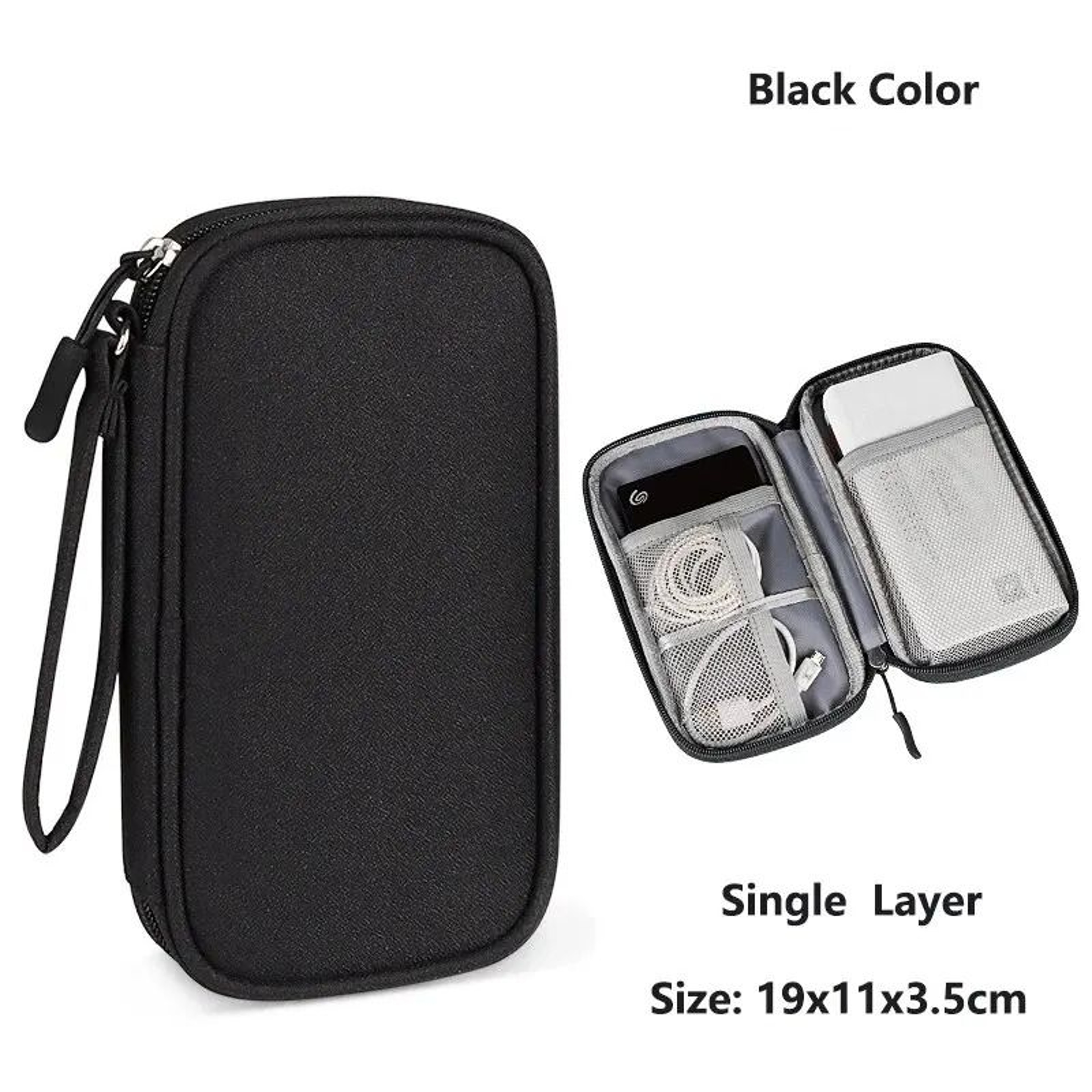 Waterproof Travel Cable Storage Bag Portable Organizer For Cords Chargers And Accessories 6