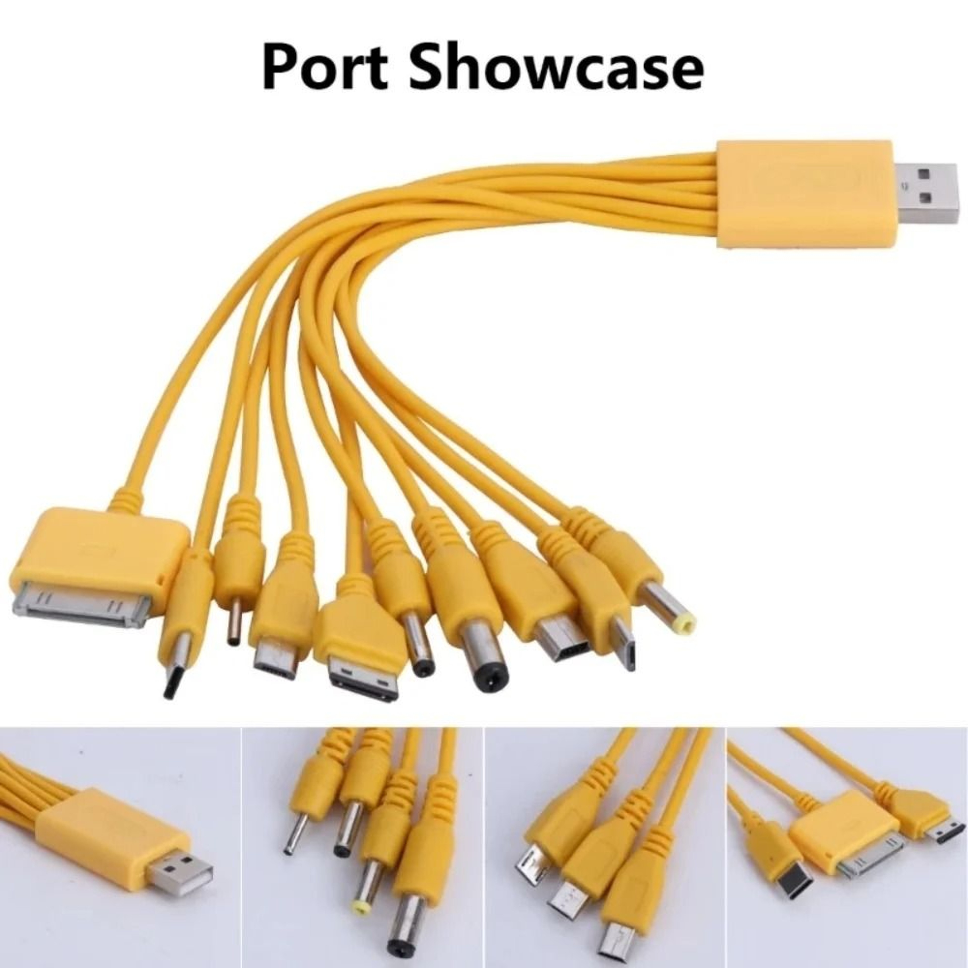 10 In 1 Universal Multi Charging Cable Compatible With Phones Earphones Speakers And Portable Devic 1