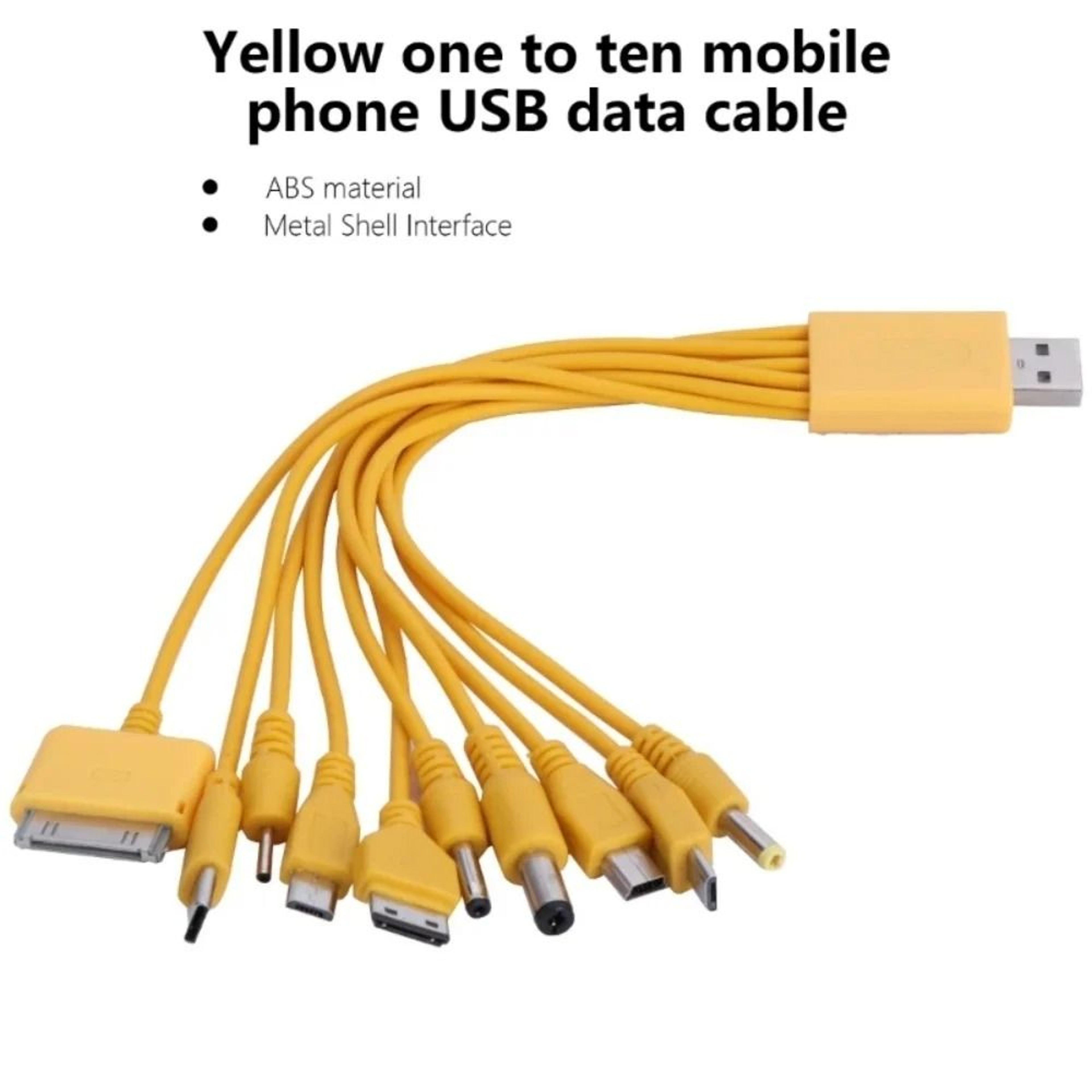 10 In 1 Universal Multi Charging Cable Compatible With Phones Earphones Speakers And Portable Devic 4