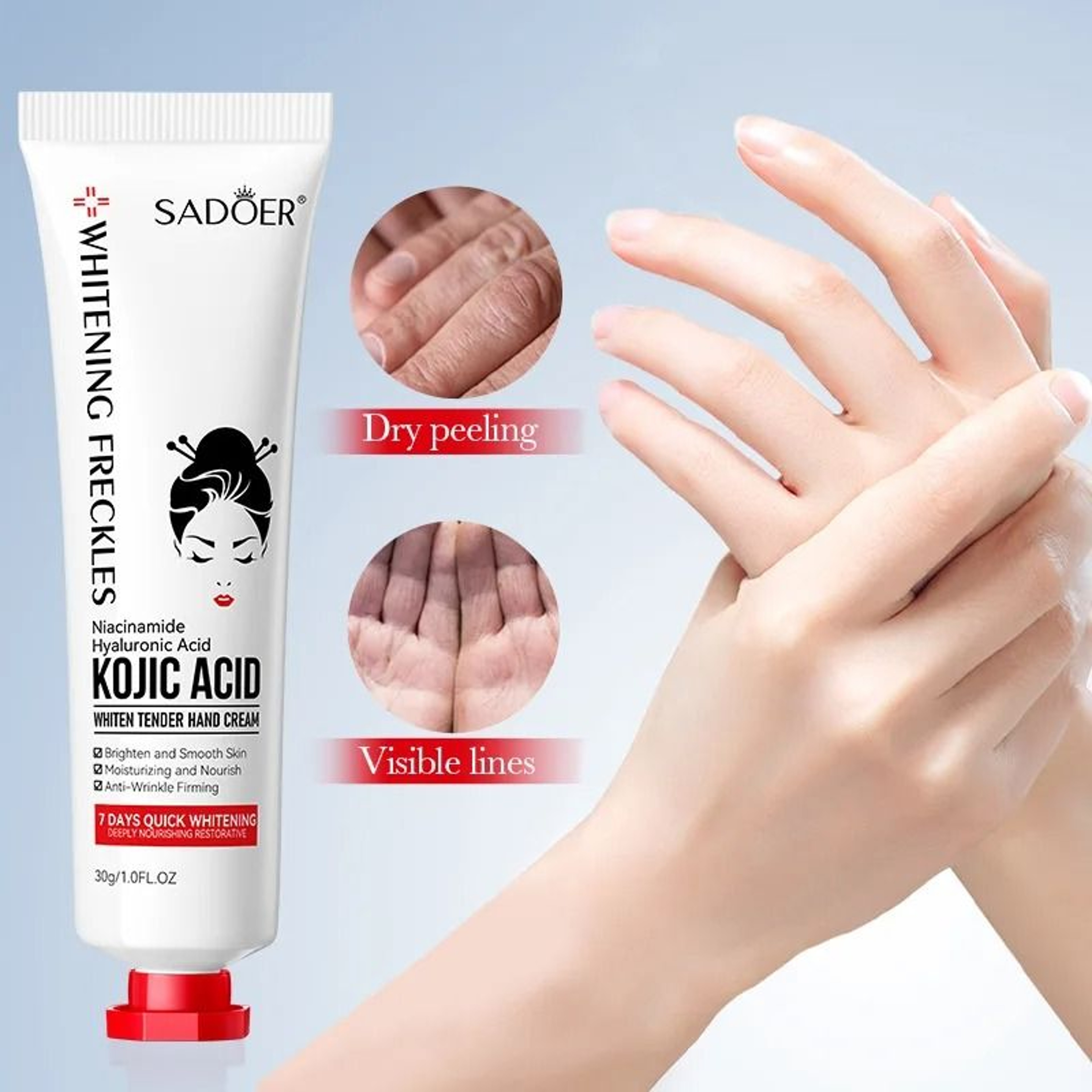 Kojic Acid Hand Cream For Moisturizing And Nourishing Care 3