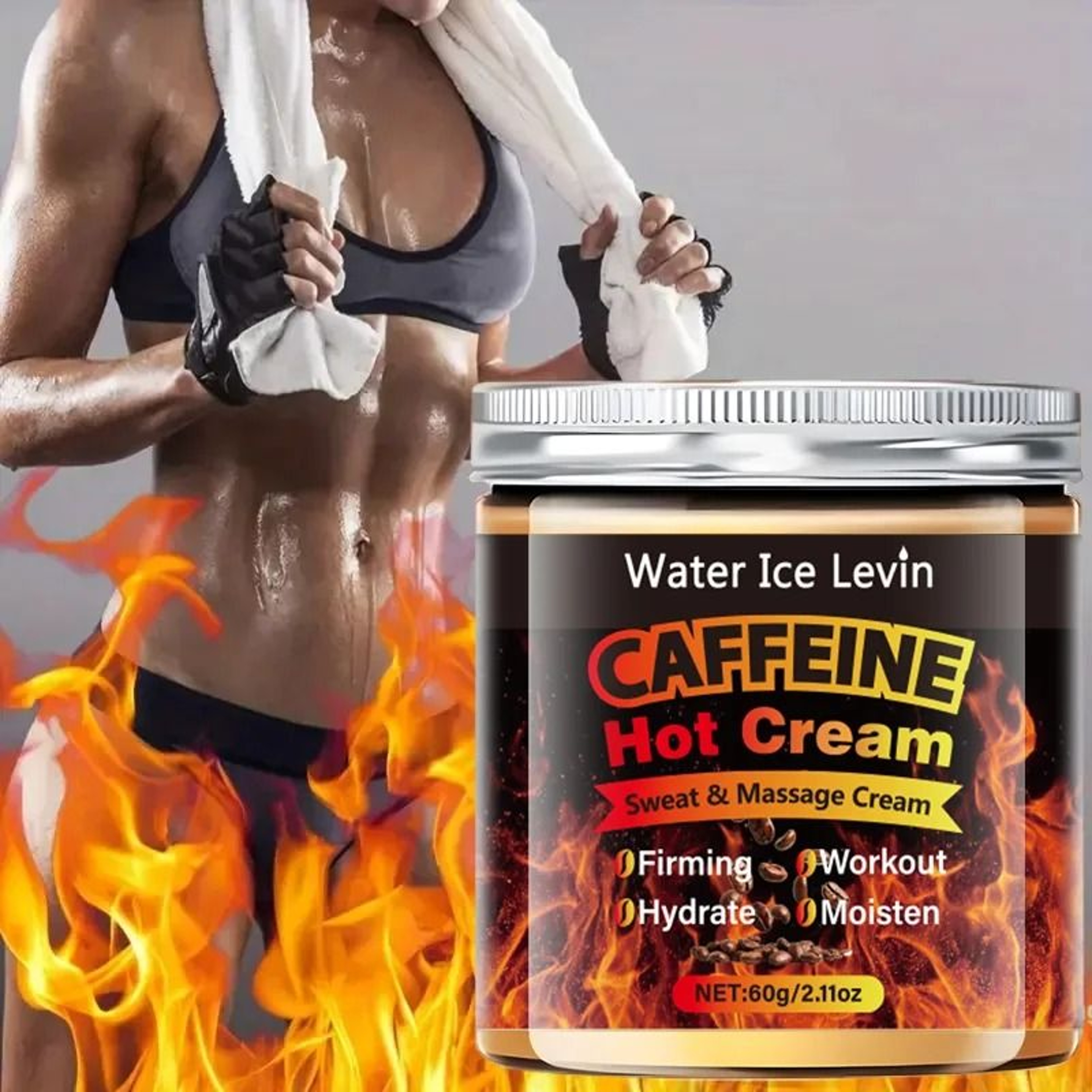 Caffeine Hot Massage Cream For Moisturizing And Firming Care 0