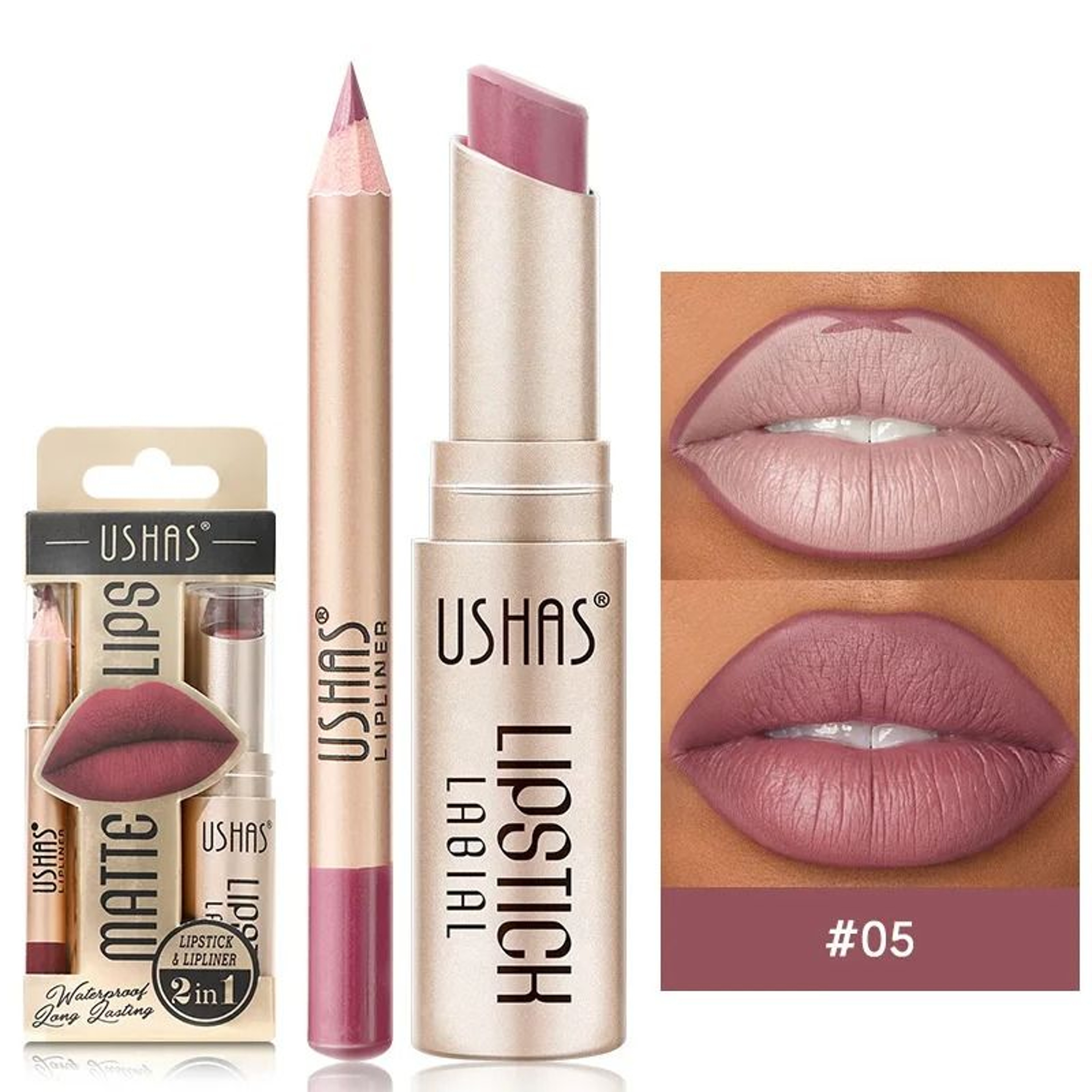 12 Color Lip Liner And Matte Lipstick Set For Smooth Long Lasting Color 8
