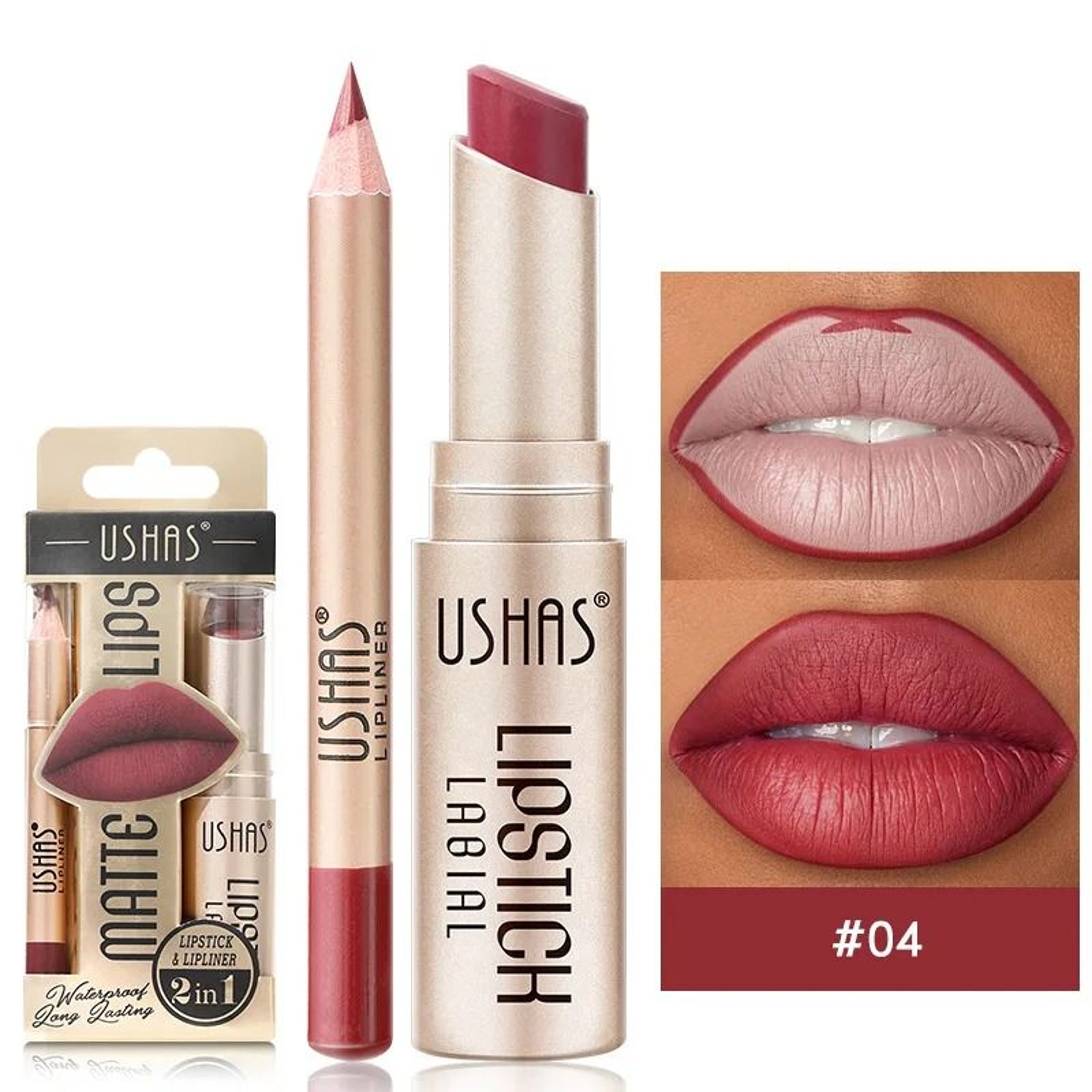 12 Color Lip Liner And Matte Lipstick Set For Smooth Long Lasting Color 17