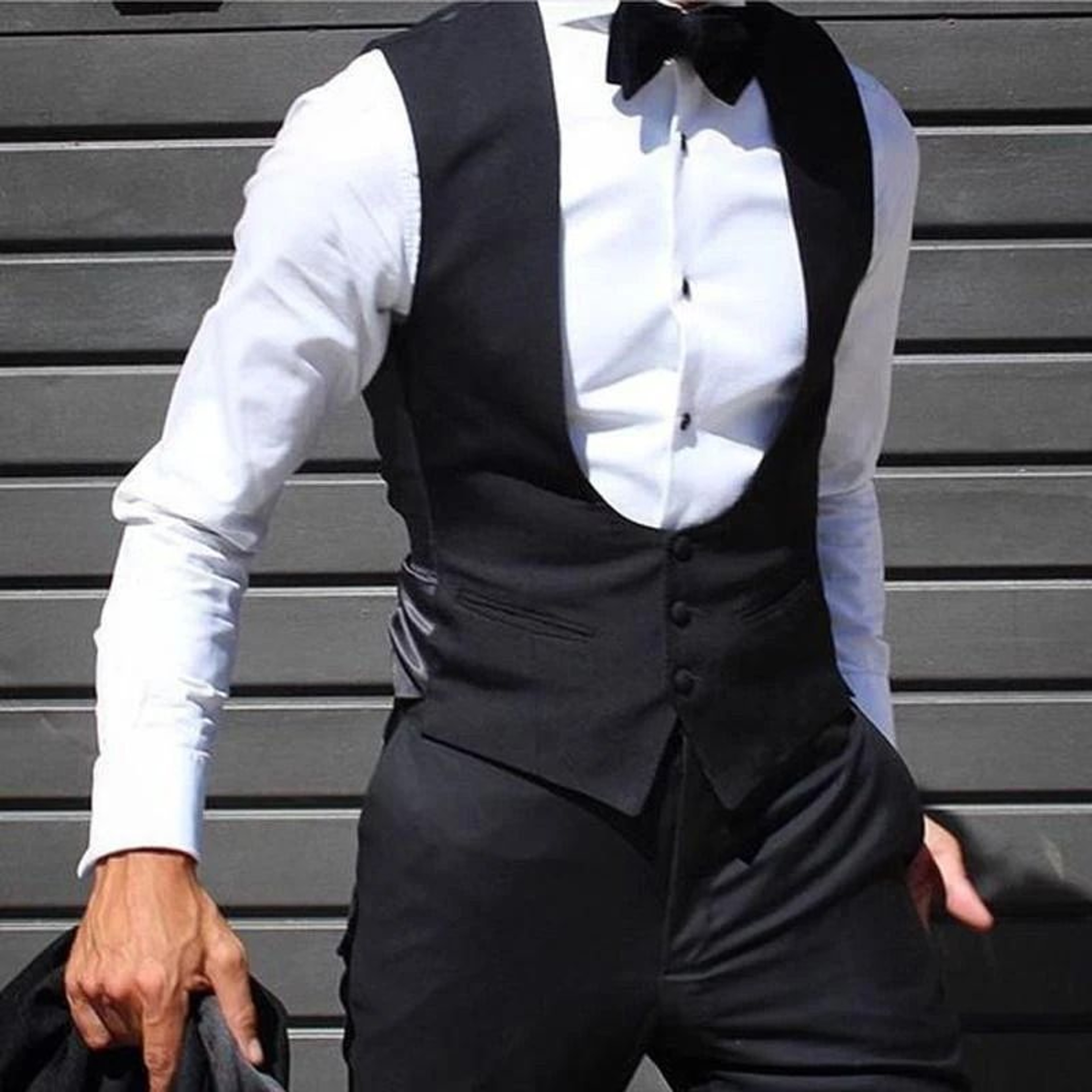 Mens Slim Fit Suit Vest For Formal And Wedding Wear 0