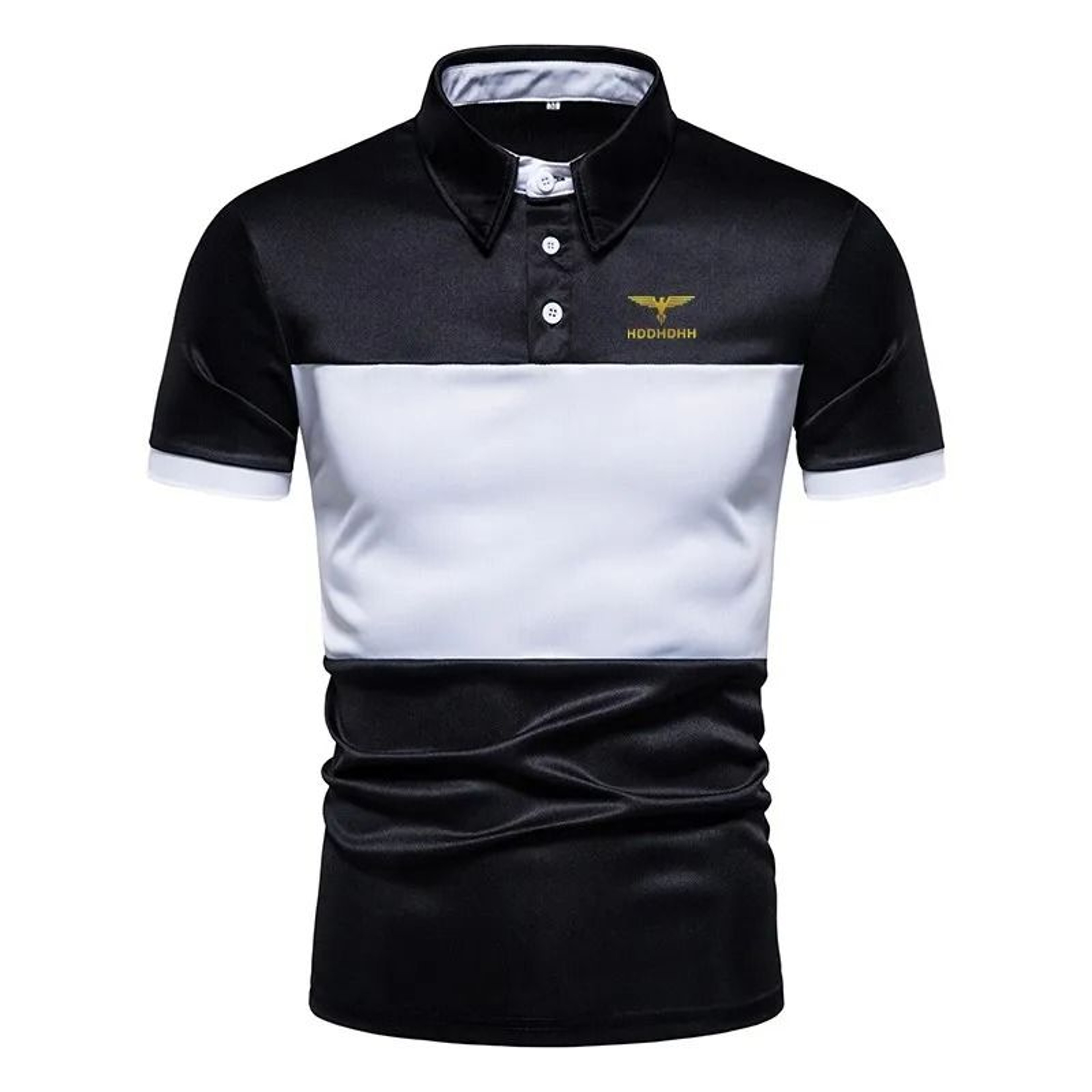 Mens Patchwork Polo Shirt For Summer Casual Wear 9