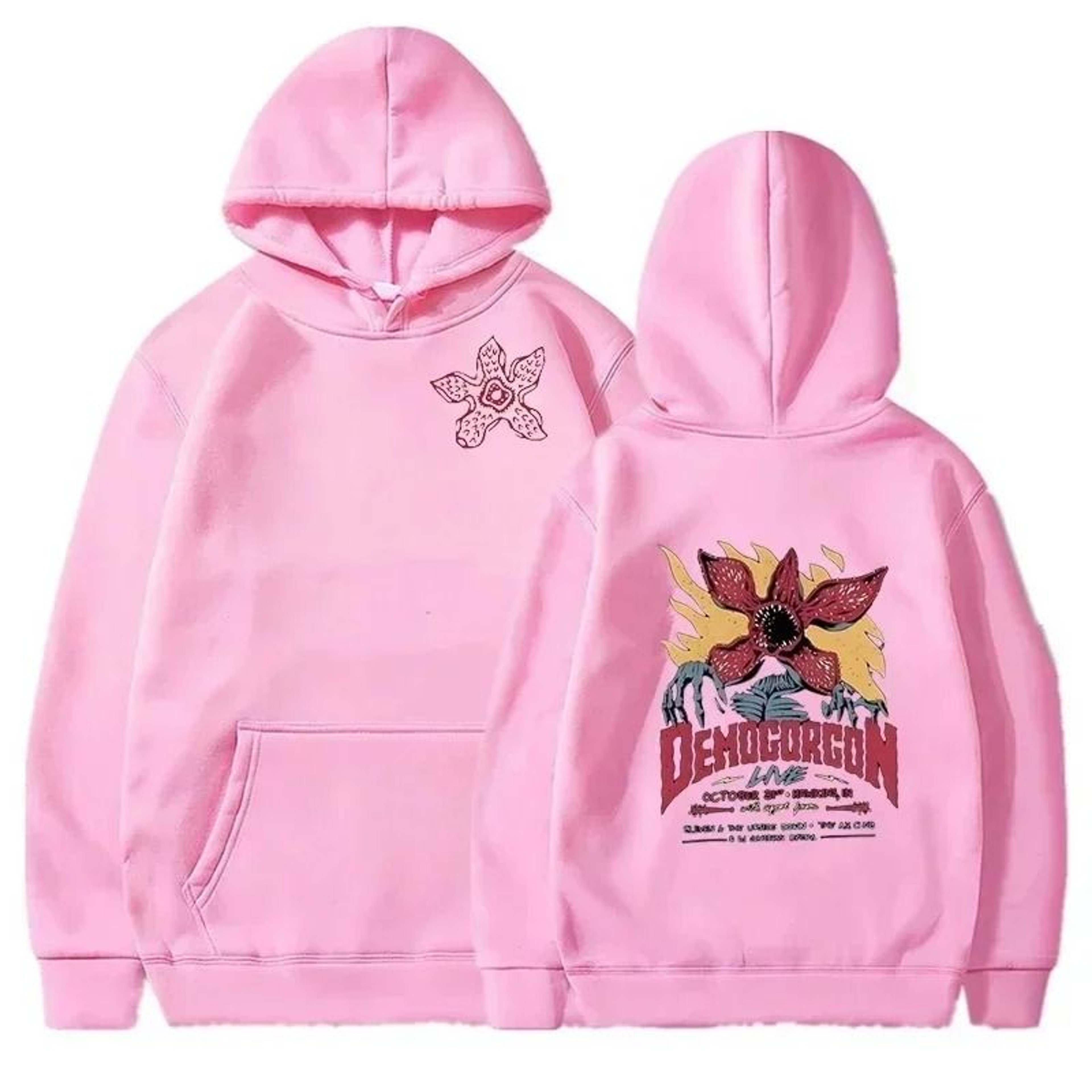 Mens Printed Pattern Hooded Sweatshirt For Spring Streetwear Style 4