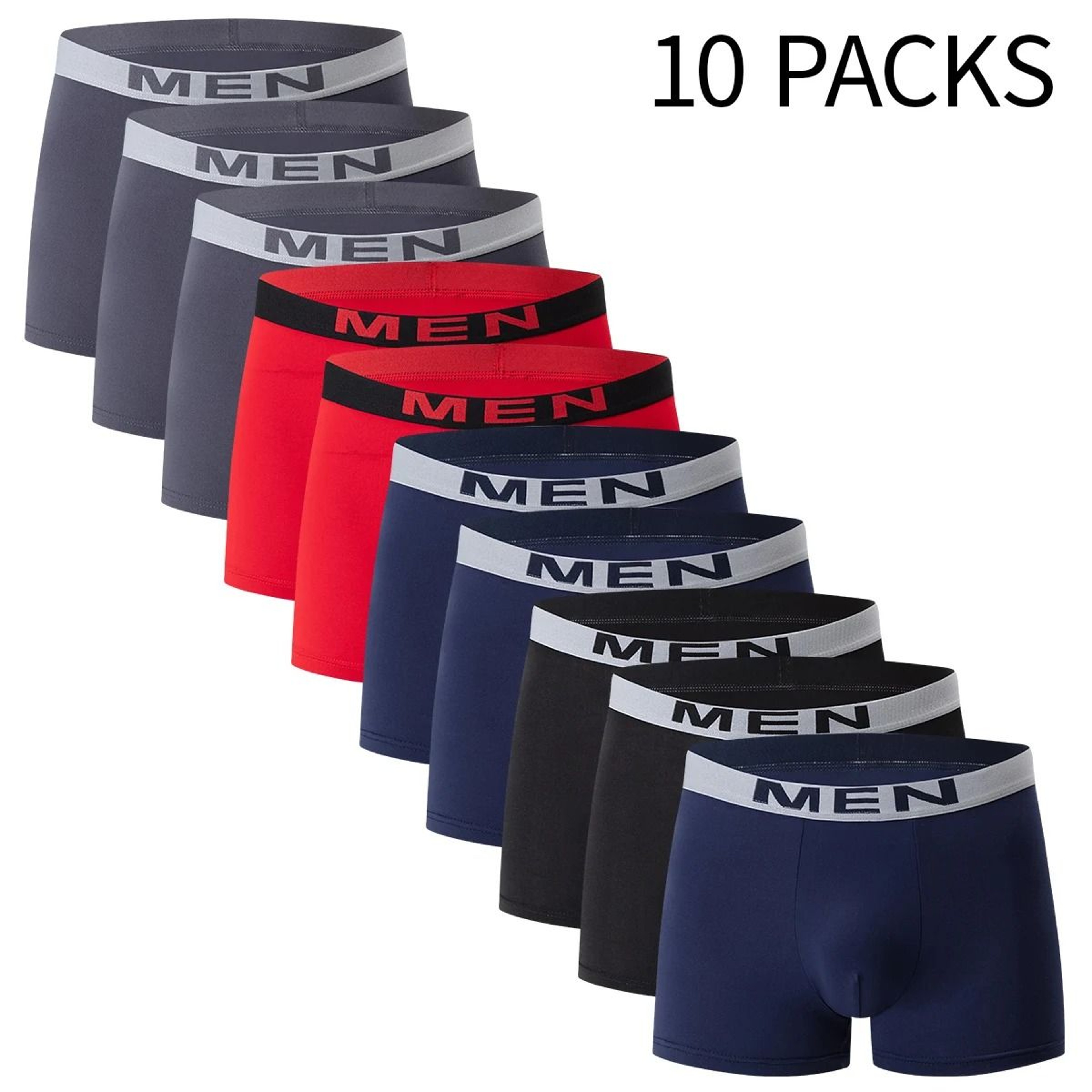 Mens Printed Underwear Boxer Shorts Pack In Plus Sizes 7