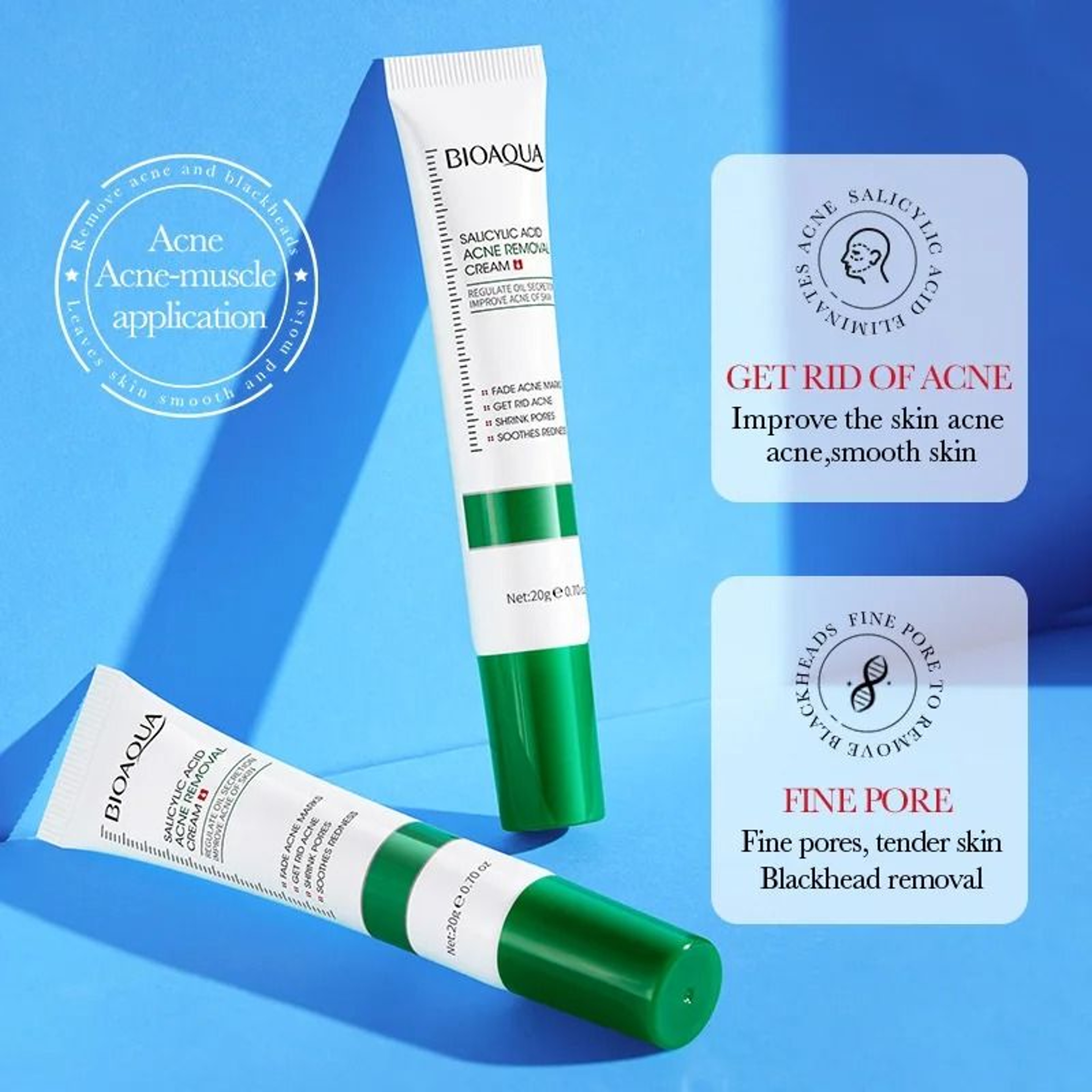 Salicylic Acid Face Cream For Acne Mark Repair And Blackhead Removal 2