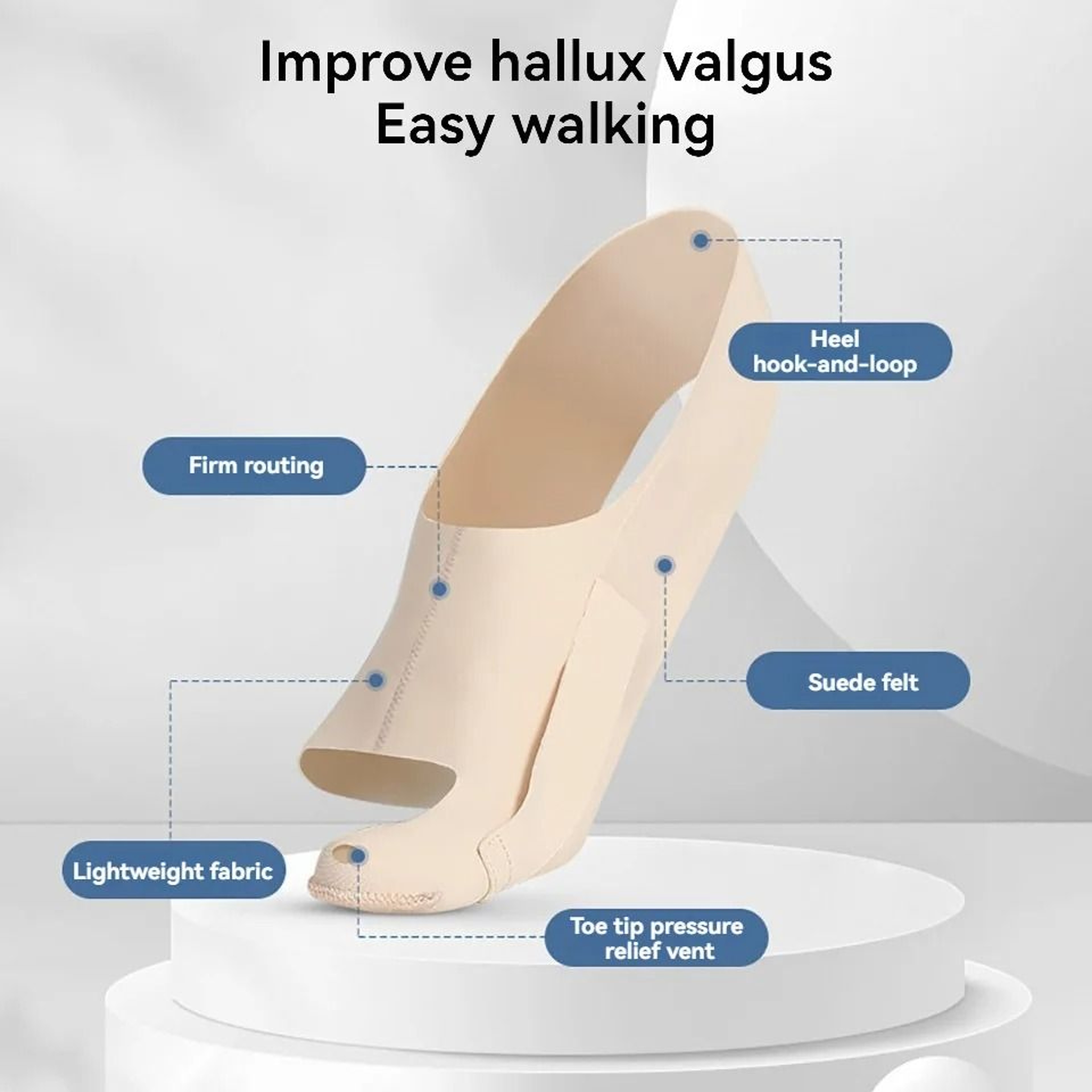 Toe Valgus Corrector With Adjustable Support For Comfortable Daily Wear 2