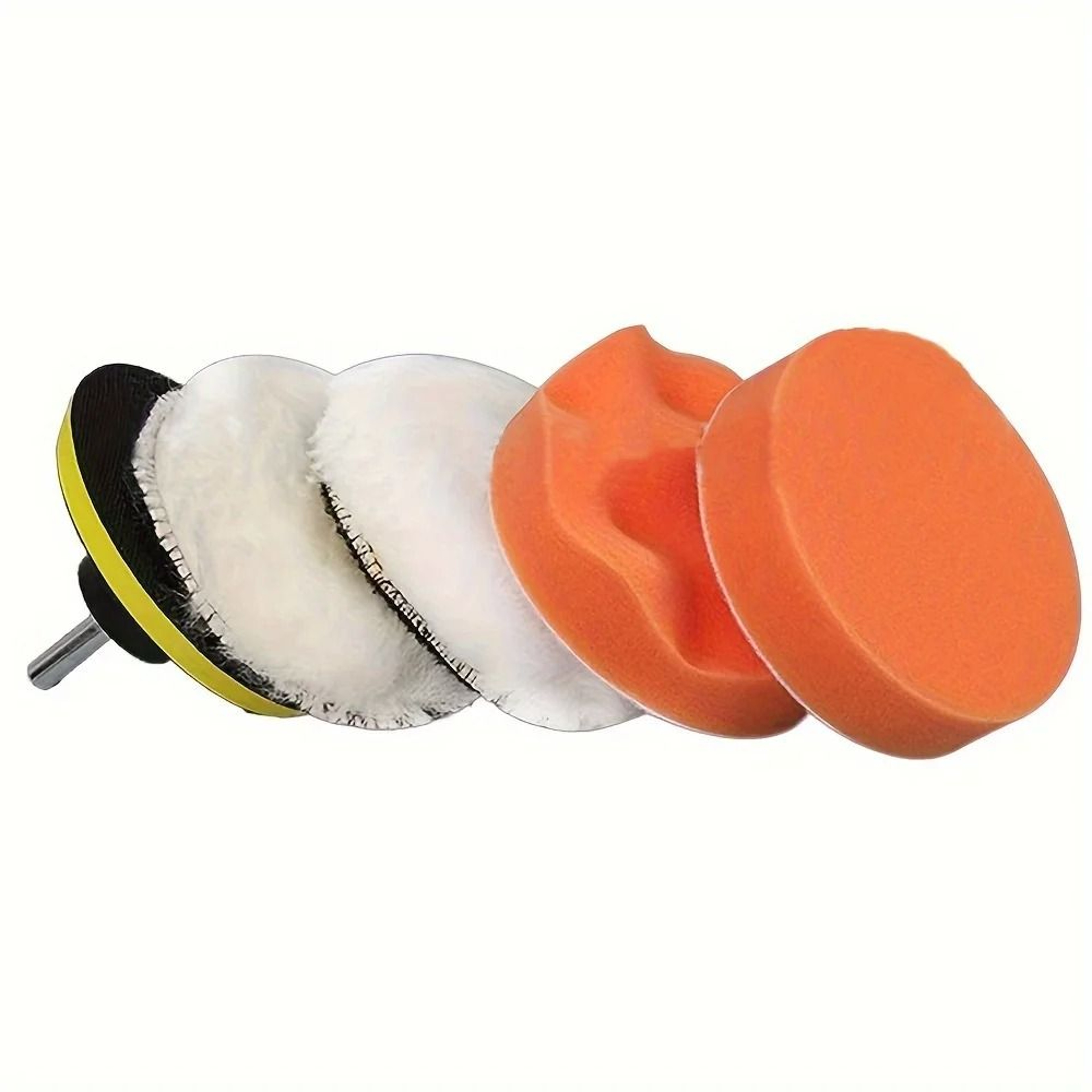 Car Polishing Pad Set With Drill Adapter 0