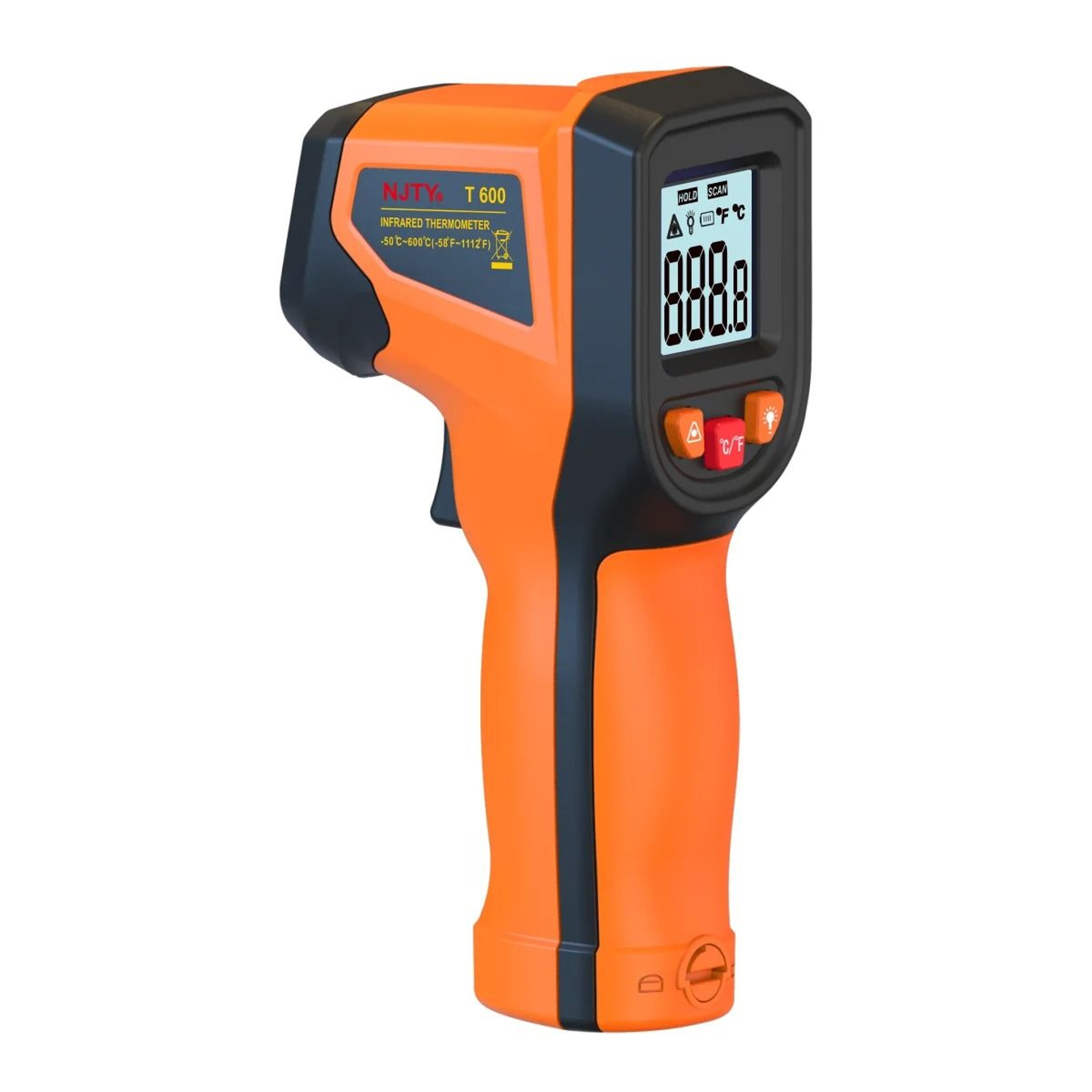 Handheld Infrared Thermometer With Laser Surface Temperature Read 7