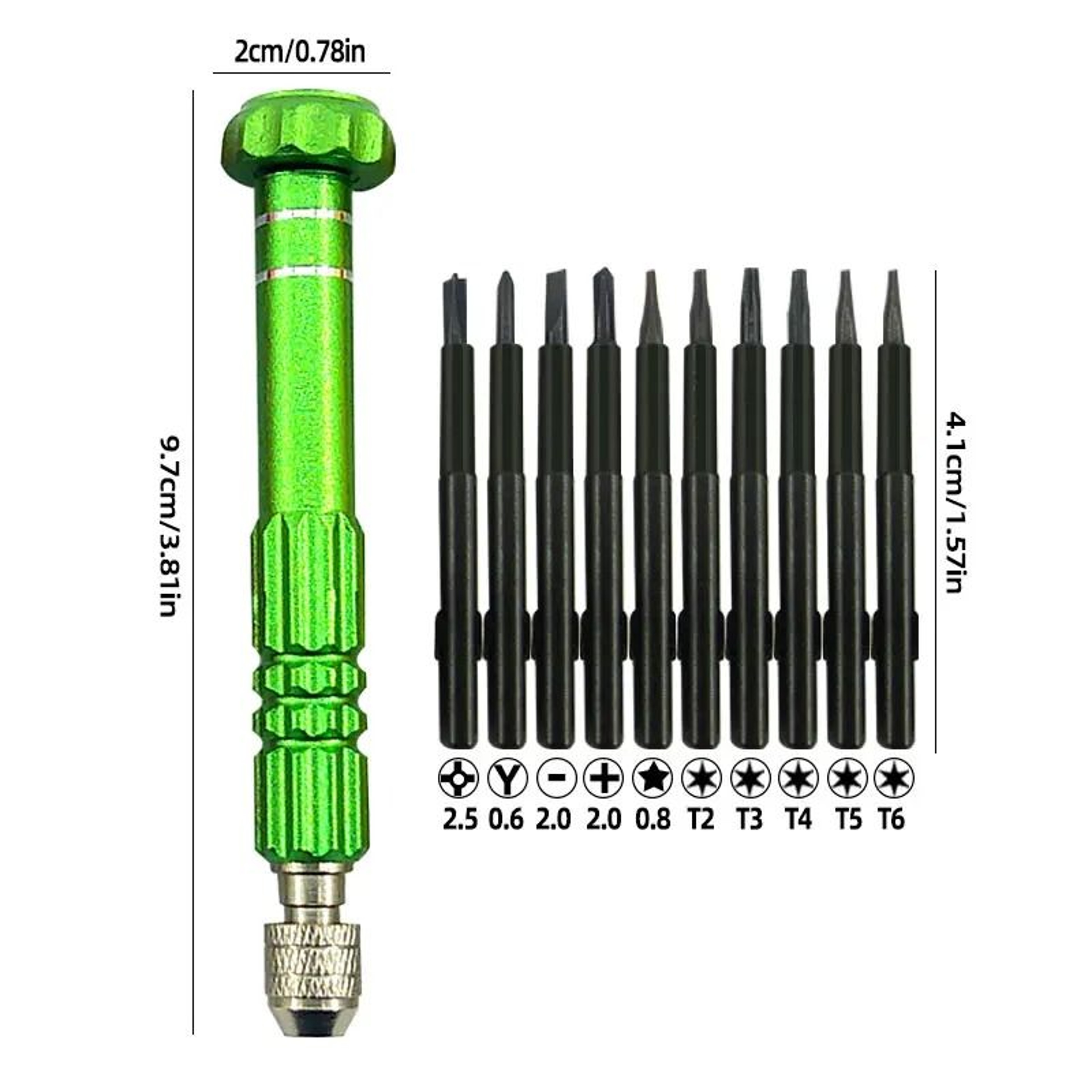 10 In 1 Precision Screwdriver Set For Electronics And Small Device Repair 10