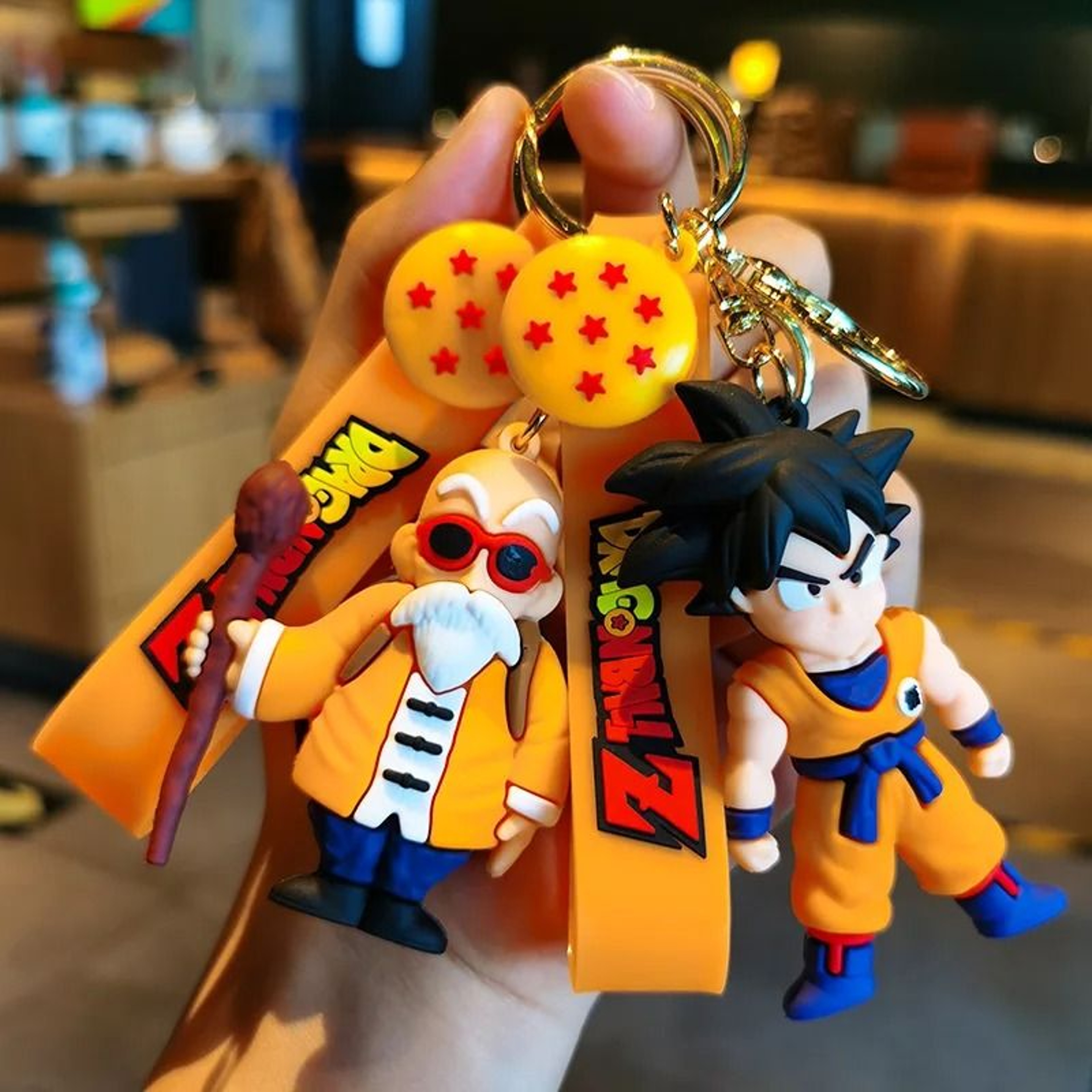 Anime Figure Keychain With PVC Character Pendant 0